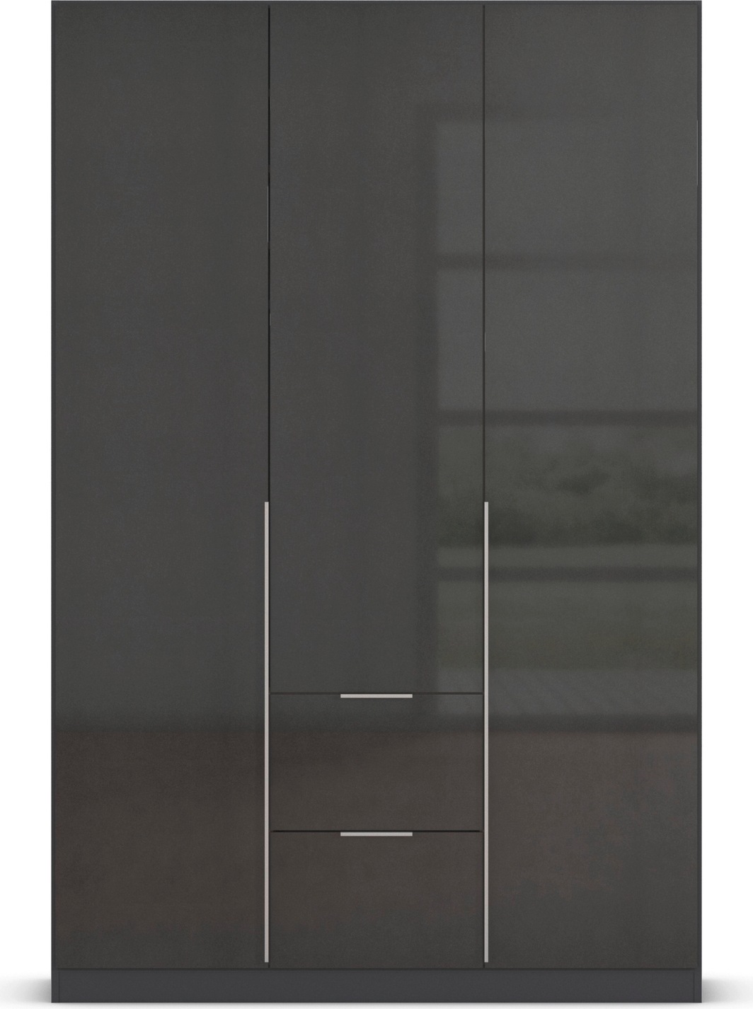 rauch Drehtürenschrank »Kleiderschrank Schrank Garderobe AGORDO mit Dekor- oder Hochglanzfront«, (in zwei Griff-Farben mit Dekor- oder Hochglanzfront), mit Außenschubkästen, in 6 Breiten und 2 Höhen MADE IN GERMANY