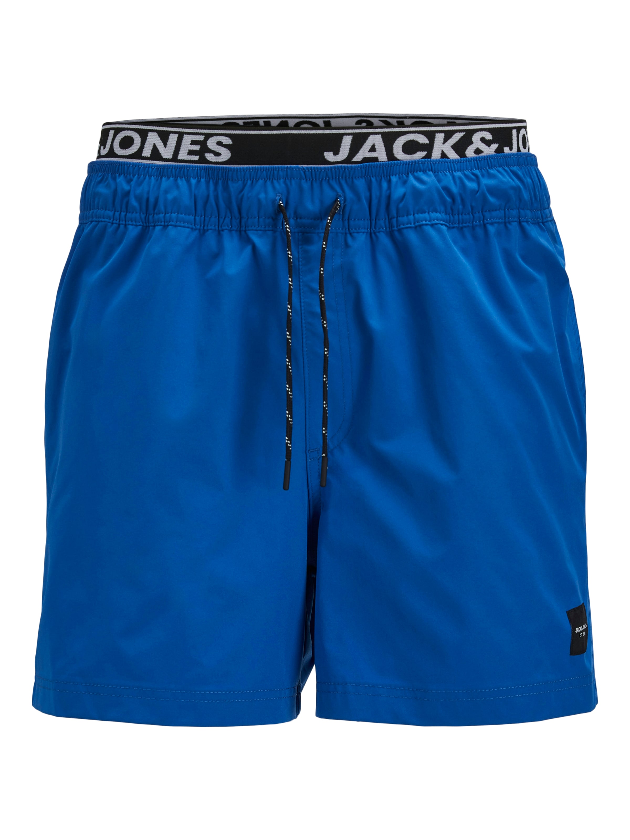 Jack & Jones Junior Badeshorts »JPSTMAUI mit Double Layer Optik und Kordelzug« unifarben, modisch, regular fit, Web