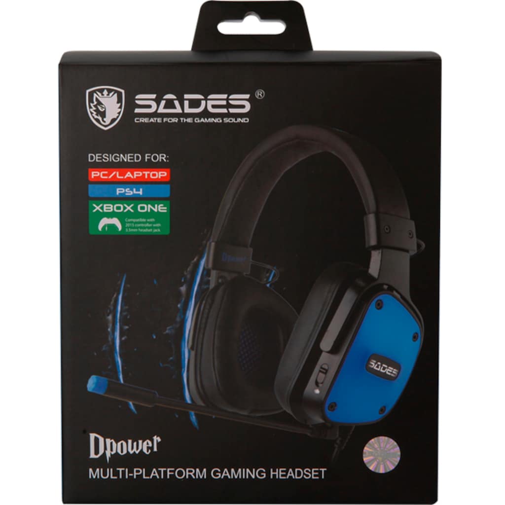 Sades Gaming-Headset »Dpower SA-722«