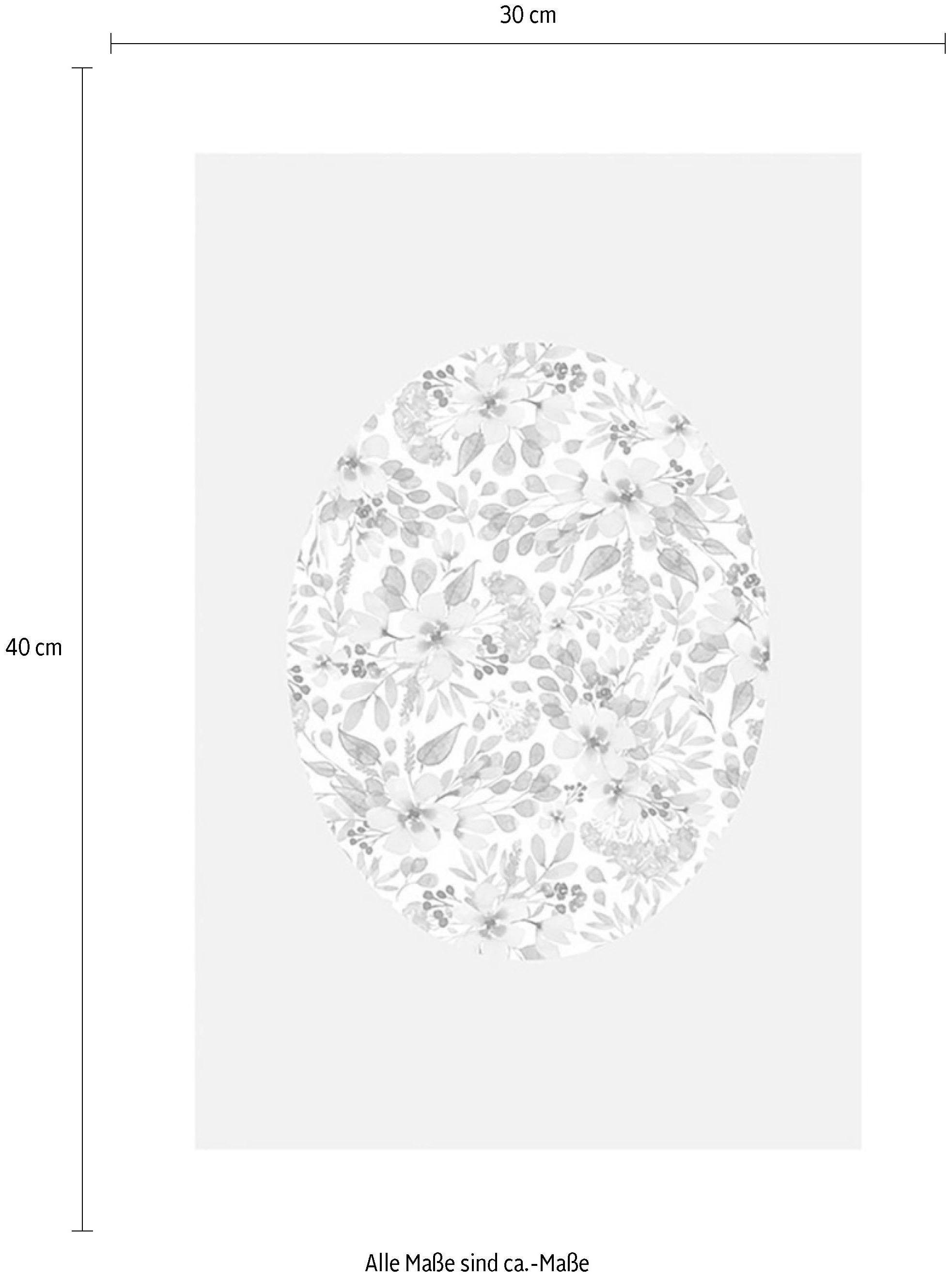 Komar Bild »Shelly Patterns Lavender«, Blumen, (1 St.), Wandbild zur Dekoration - ohne Rahmen