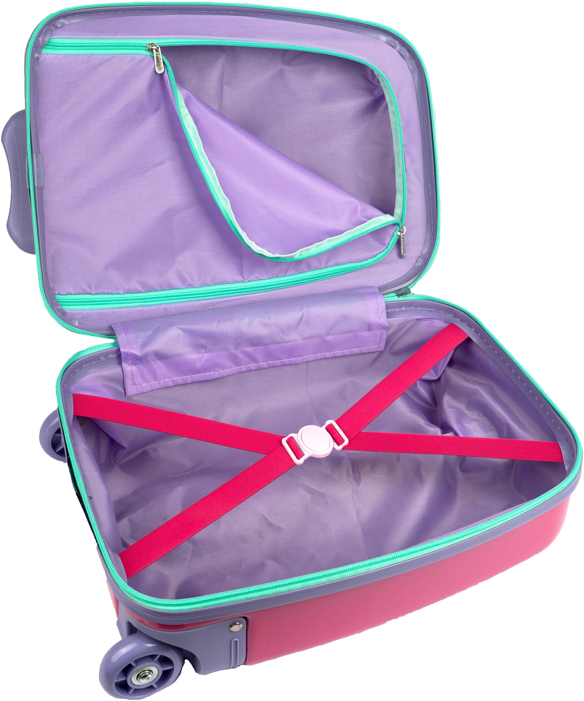 UNDERCOVER Kinderkoffer »Gabby's Dollhouse, 46 cm«, 2 Rollen, mit Teleskopstange