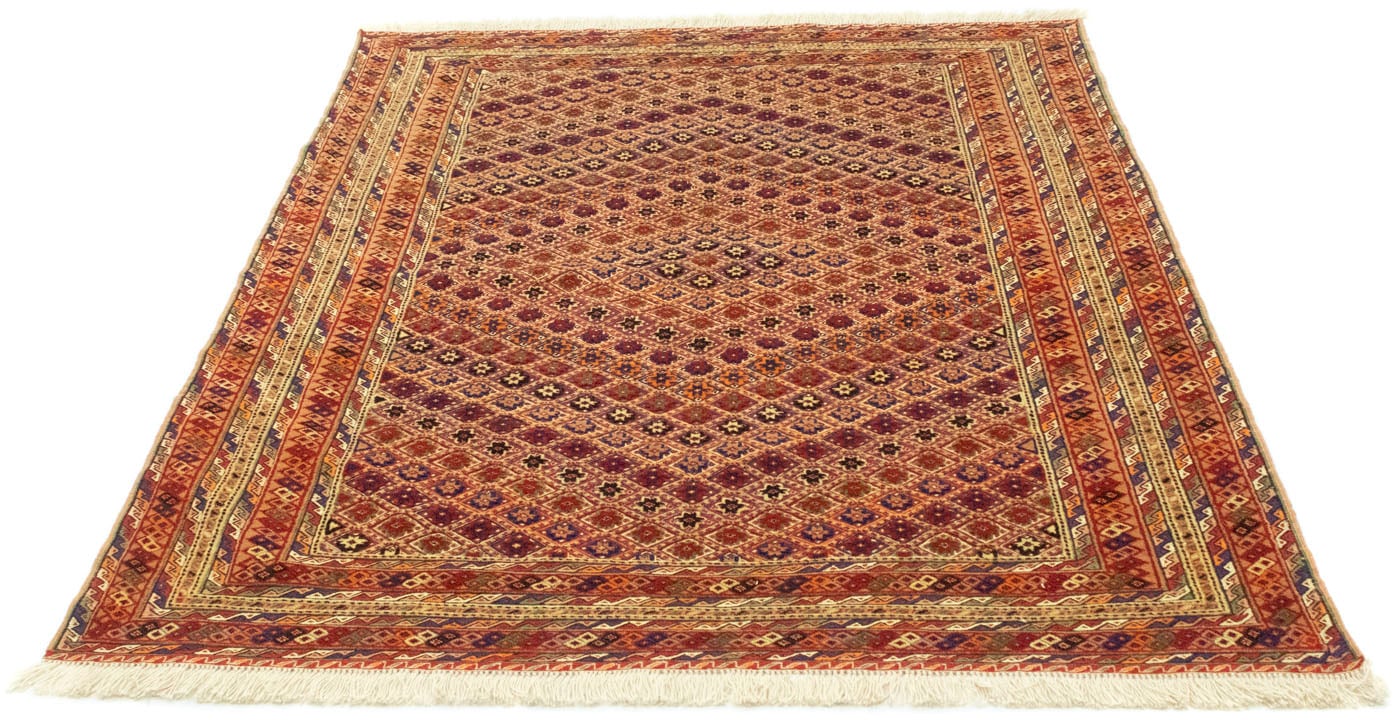 morgenland Wollteppich »Kelim Afghan Teppich handgewebt orange«, rechteckig günstig online kaufen