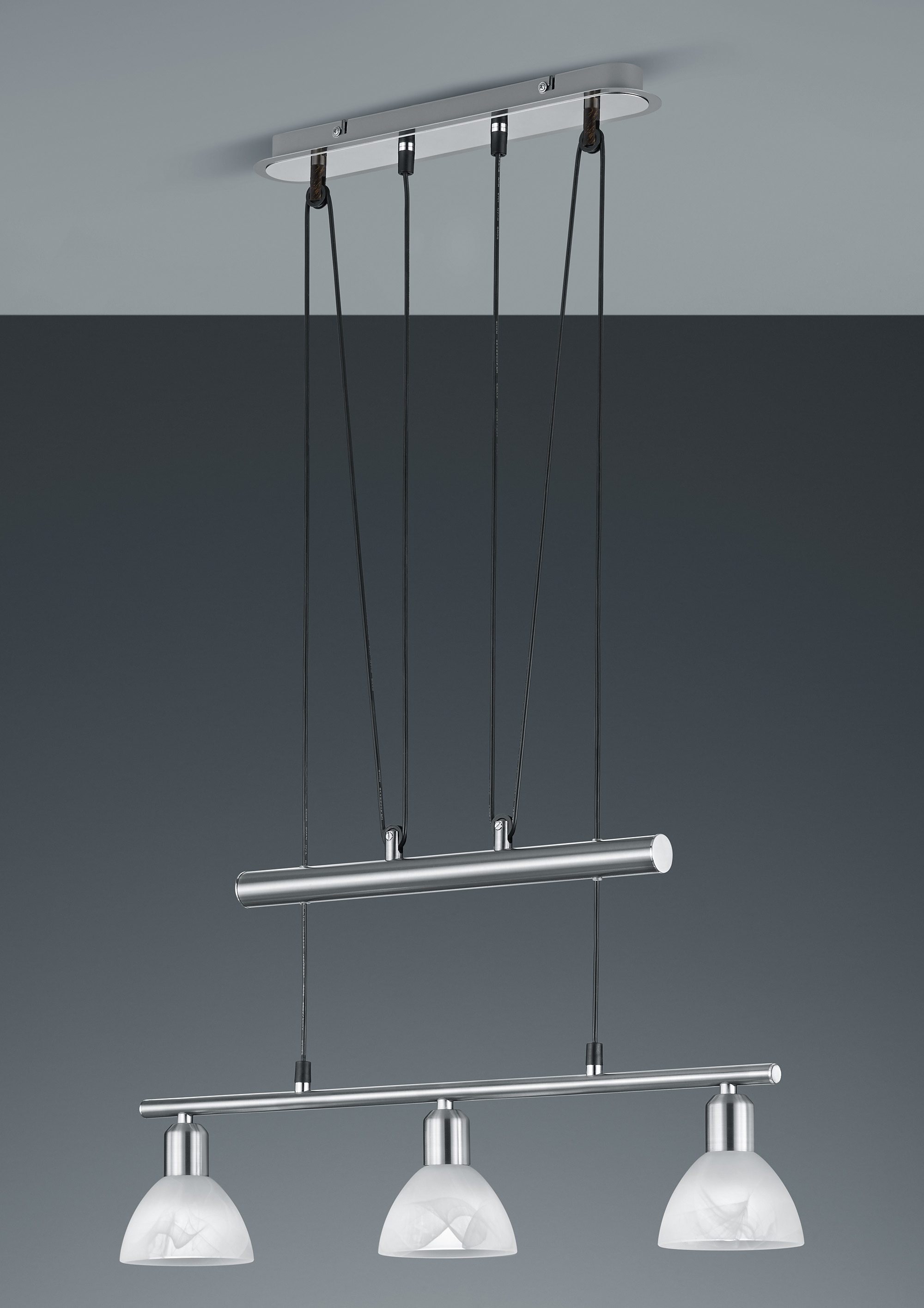 TRIO Leuchten LED Pendelleuchte »LEVISTO«, 3 flammig, Leuchtmittel E14 | LED wechselbar, LED Hängelampe, LED Hängeleuchte