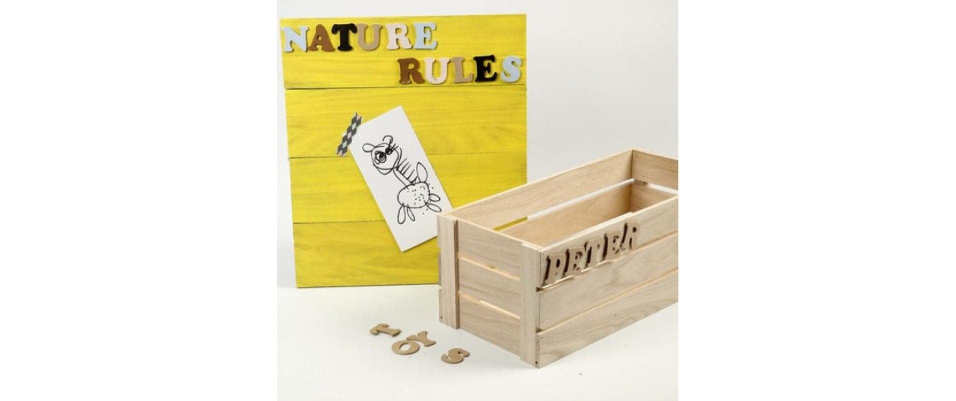 creativ company Bastelnaturmaterial »45 cm Apfelkiste«