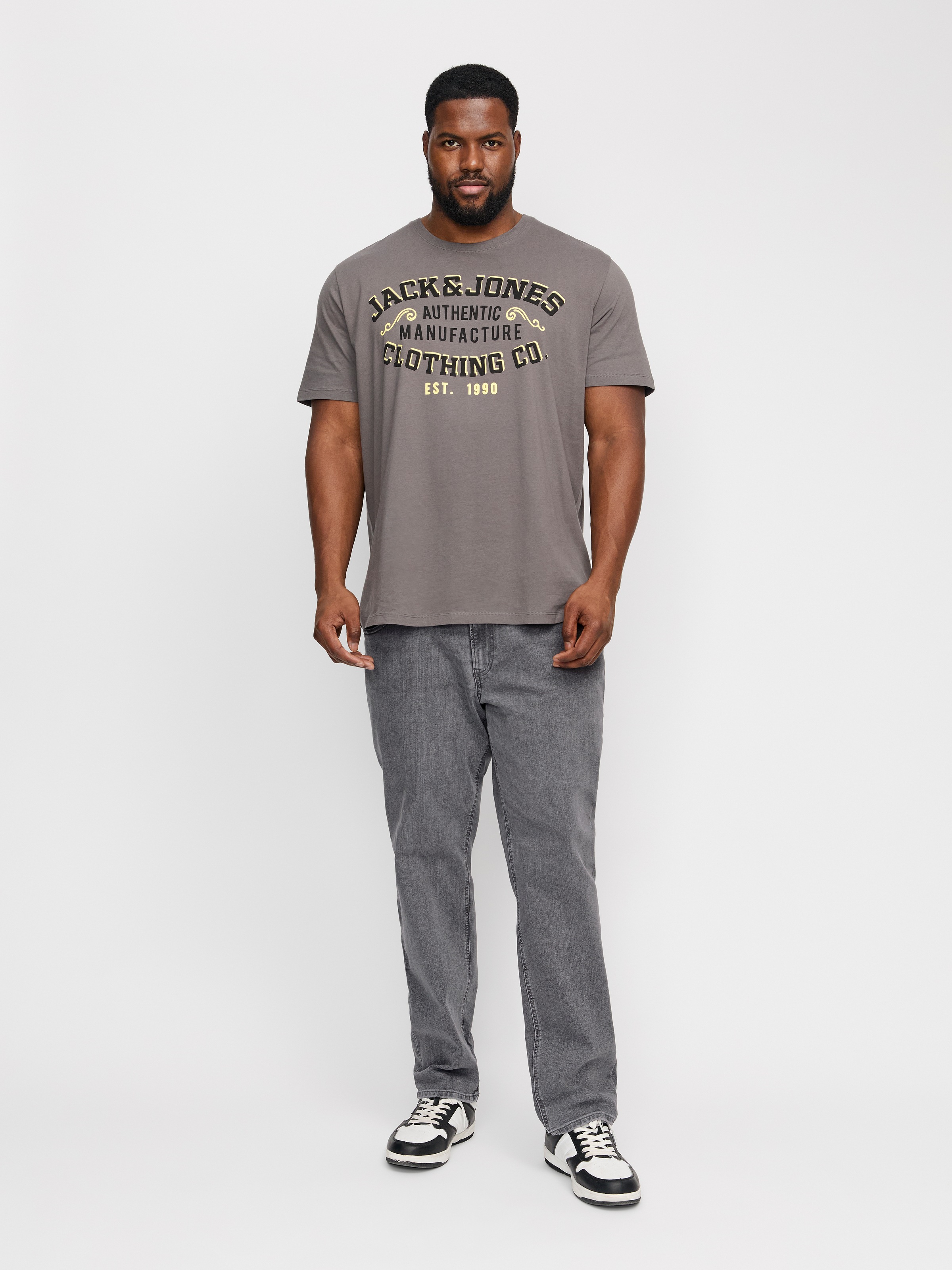 Jack & Jones PlusSize Slim-fit-Jeans »JJIGLENN JJORIGINAL MF 071 NOOS PLS«