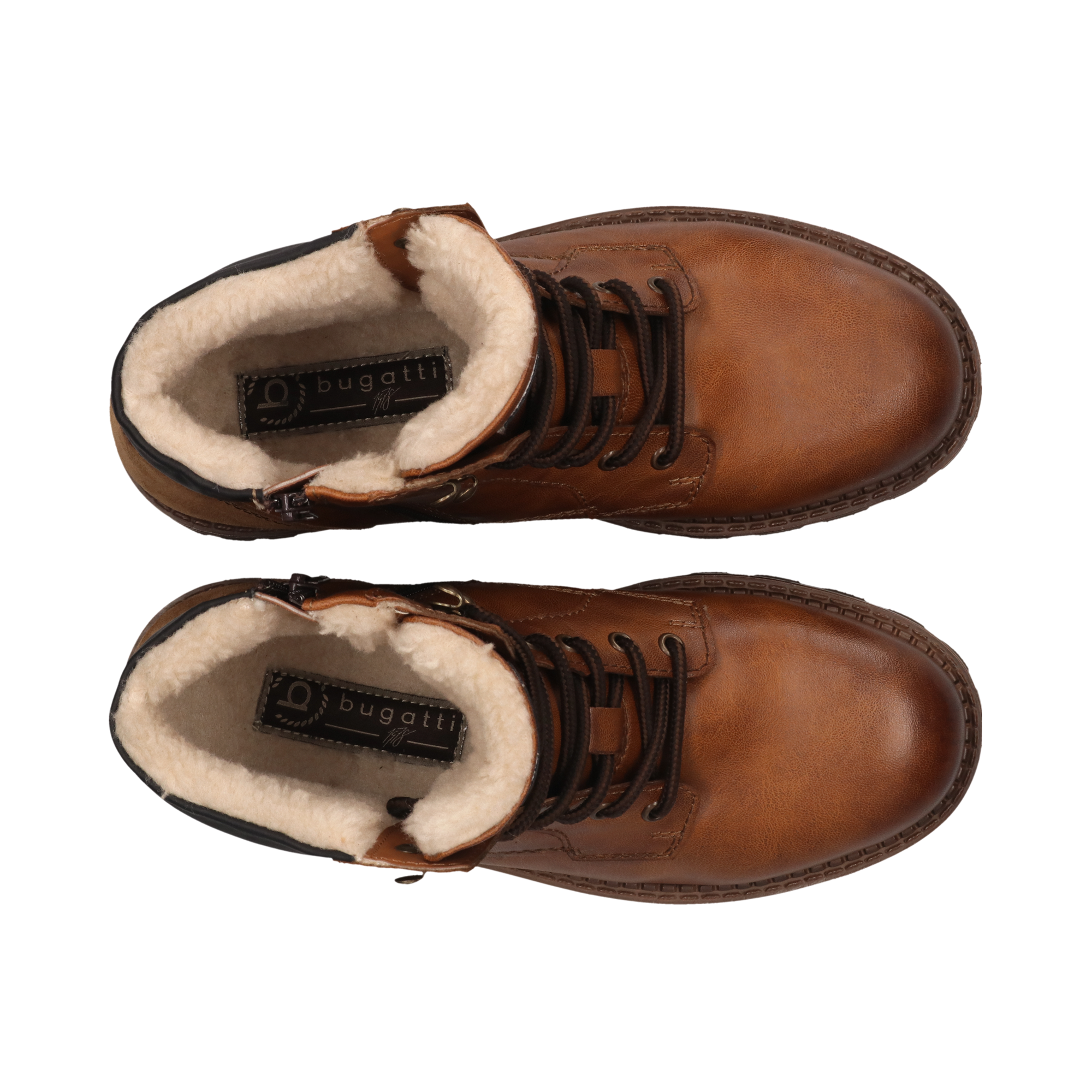 bugatti Schnürboots  Schnürstiefelette, Winterboots mit Warmfutter