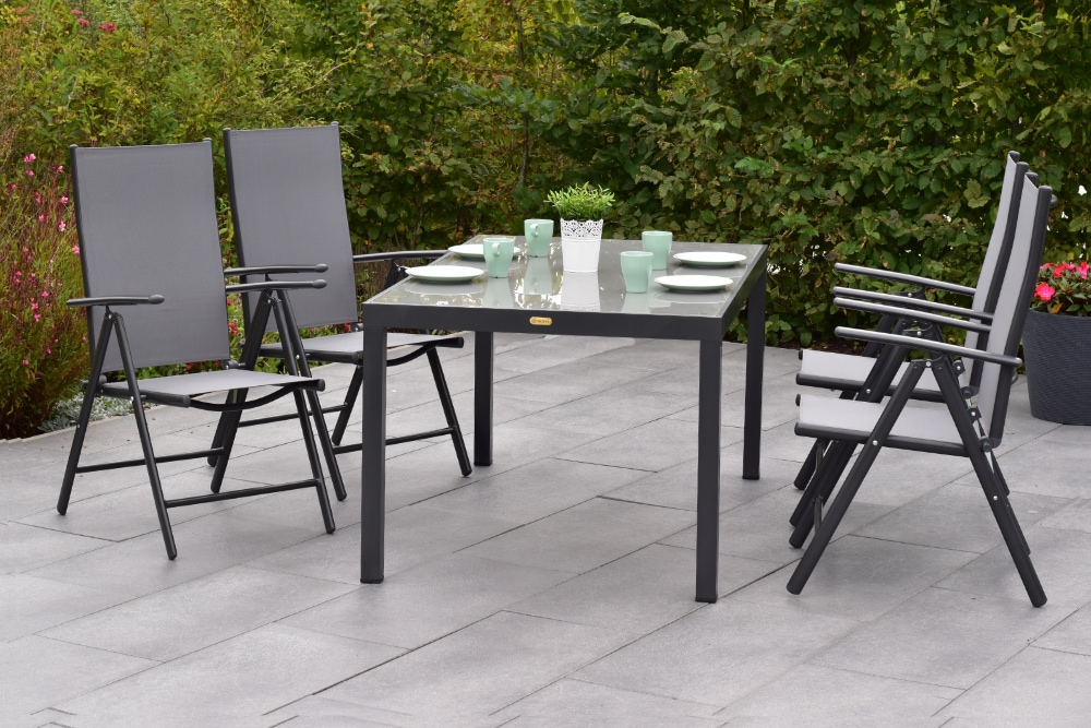 MERXX Garten-Essgruppe »»Amalfi«« Set, 5-fach verstellbare Rückenlehne, 5 S günstig online kaufen
