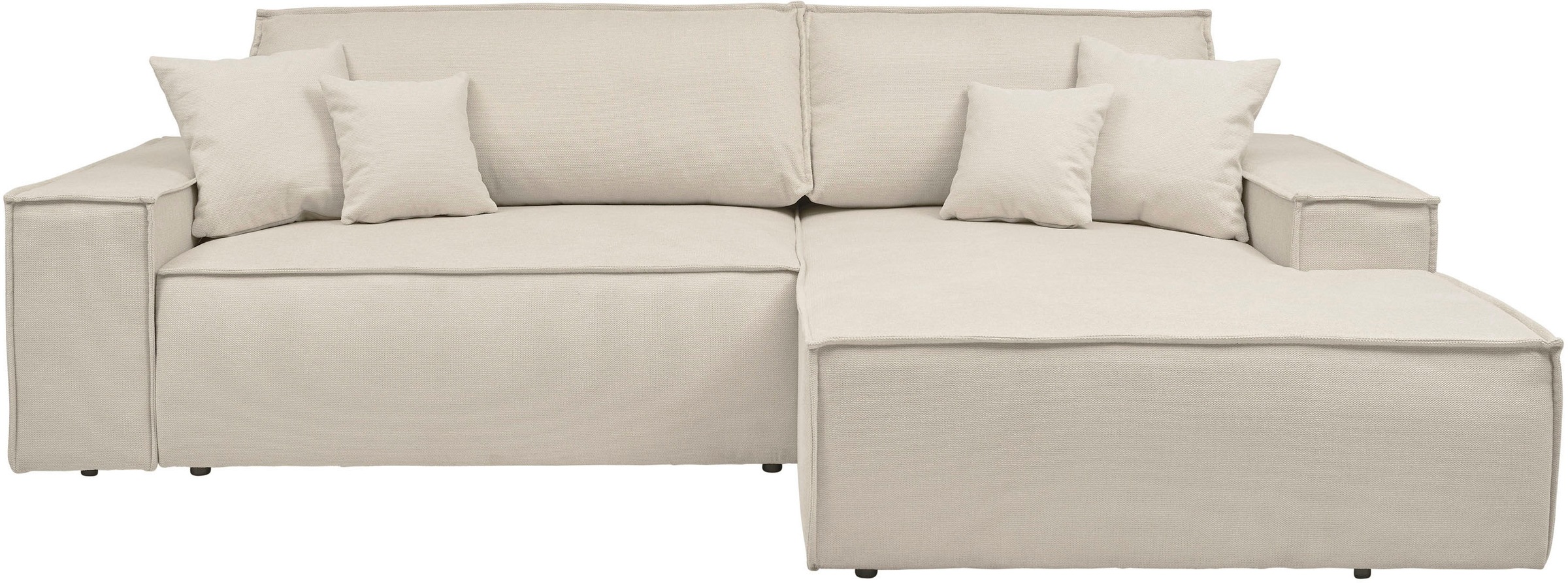 OTTO home Ecksofa »FINNLEY Schlafsofa 267 cm, L-Form mit Schlaffunktion & B günstig online kaufen