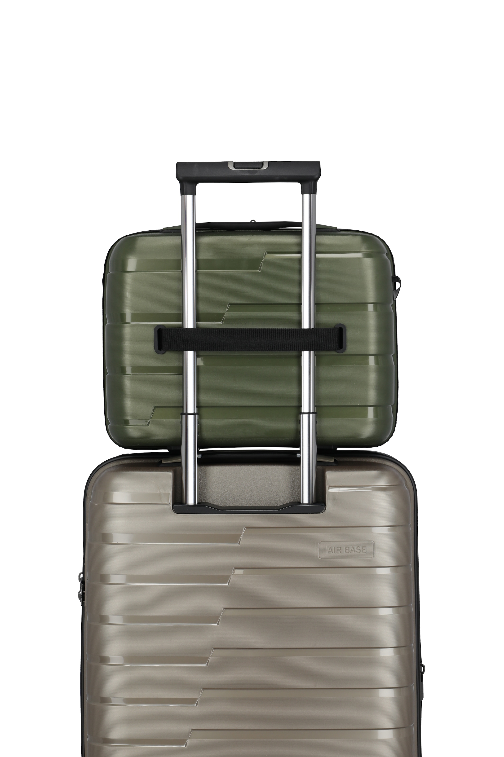 travelite Beautycase »AIR BASE Kosmetikkoffer Hartschale« mit TSA-Schloss und Aufsteckfunktion – robust und leicht