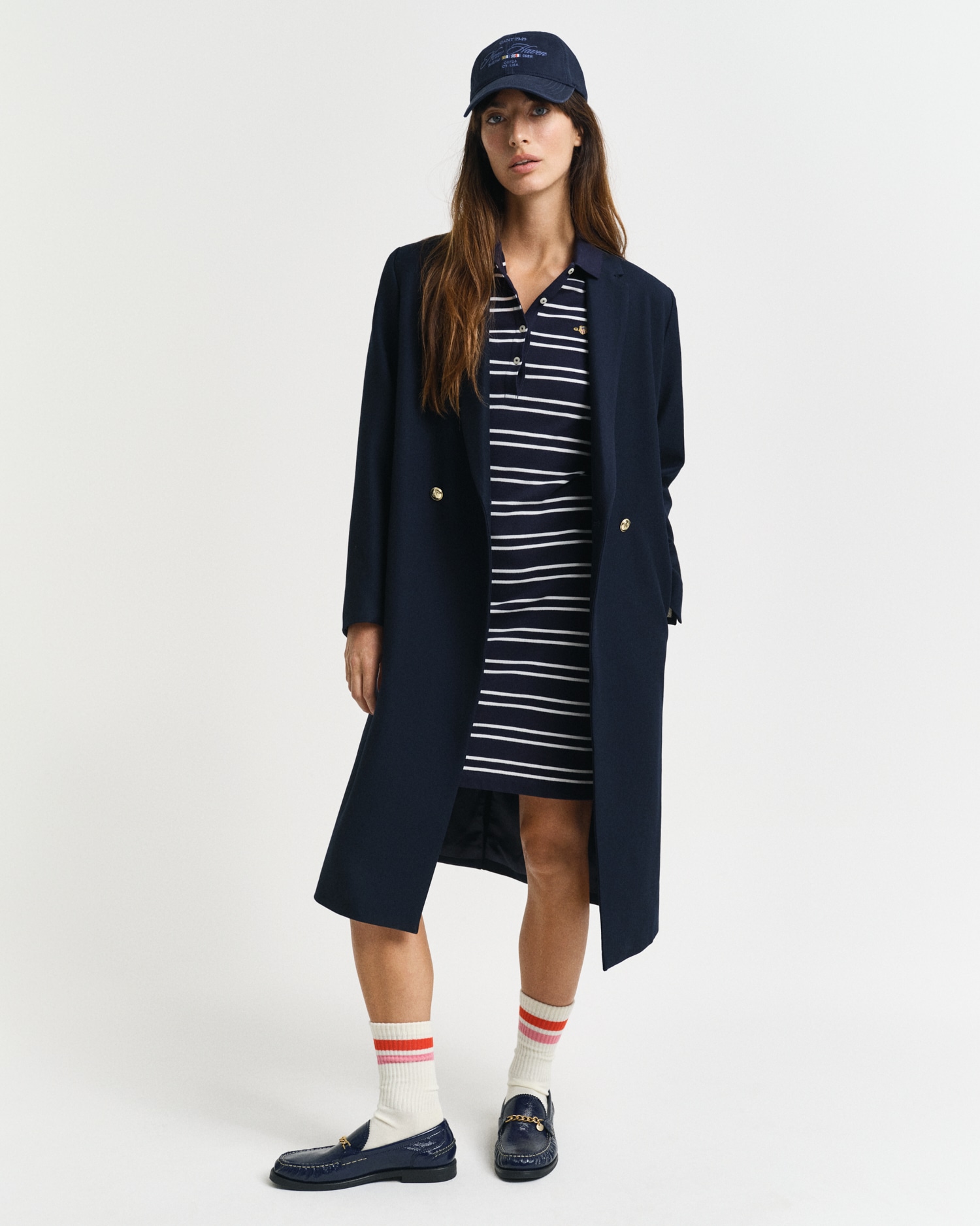 Gant Polokleid »STRIPE SHIELD SS PIQUE POLO DRESS«