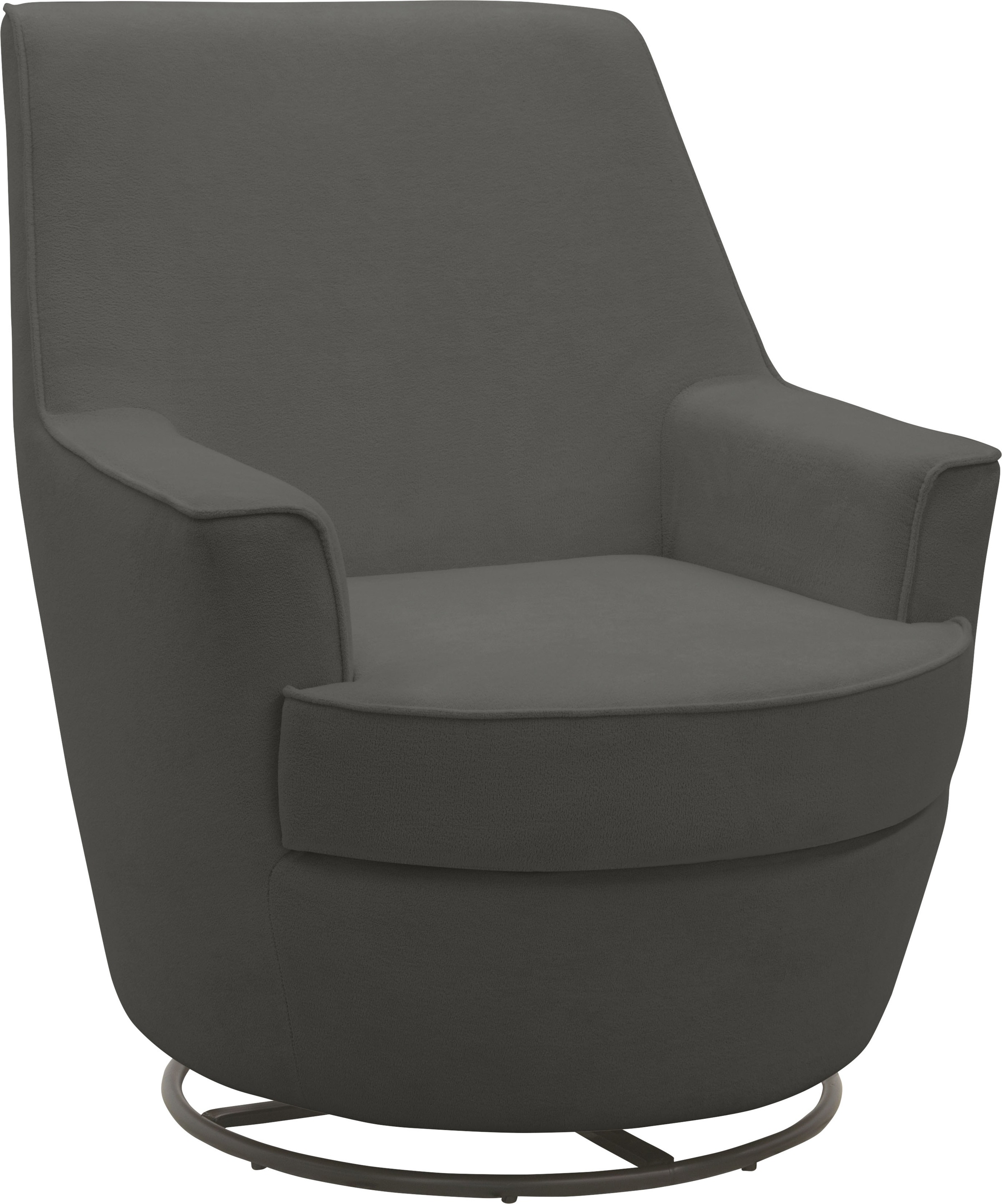 INOSIGN Drehsessel »HETTY, Drehsessel mit Wippfunktion, Lese-Sessel in Cord günstig online kaufen