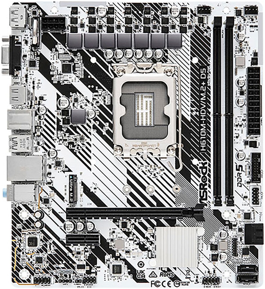 Asrock Mainboard »H610M-HDV/M.2+ D5«