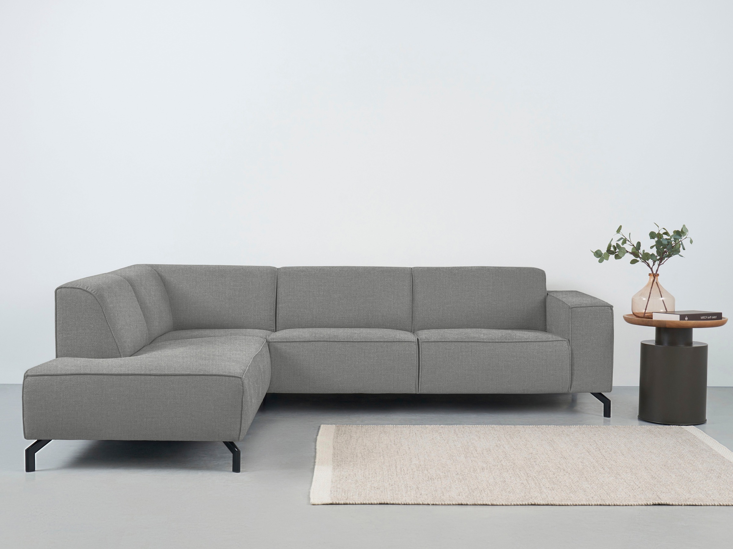 Places of Style Ecksofa »Lorcan, Breite 275 cm, weiches Sitzgefühl«, mit sc günstig online kaufen