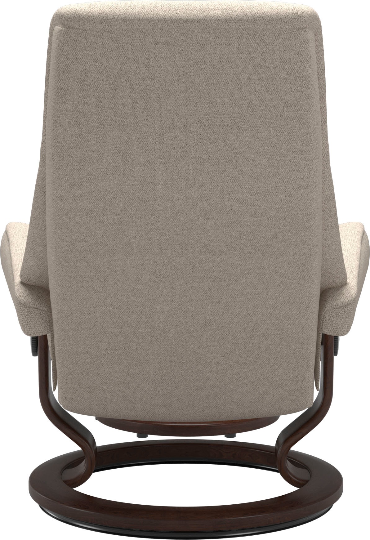 Stressless® Relaxsessel »View«, (Set, Relaxsessel mit Hocker), mit Classic Base, Größe M,Gestell Braun