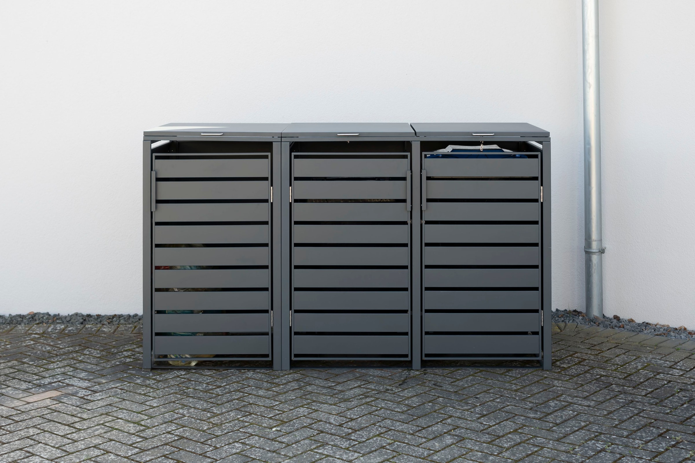 WESTMANN Mülltonnenbox »Kubus«, Platz für 3x240 L Mülltonnen