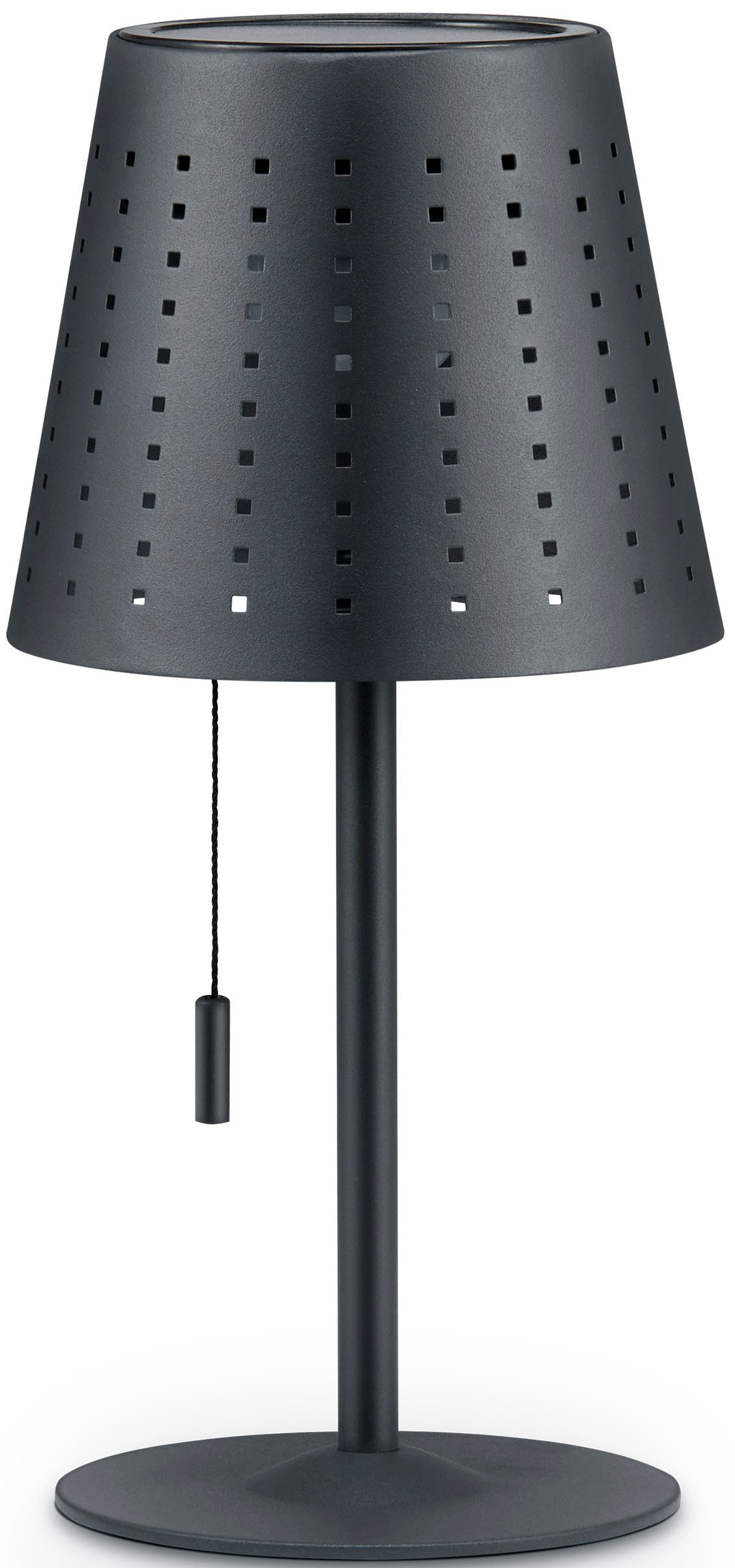 Paco Home Tischleuchte »LARA«, Outdoor LED Akku Metall Aufladbar Zugschalte günstig online kaufen