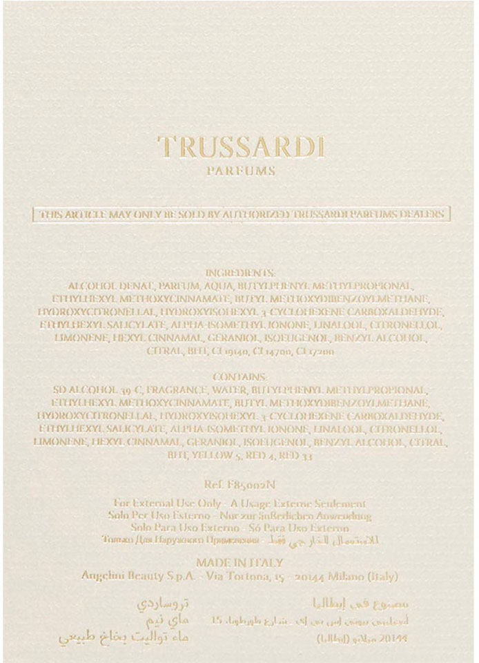 Trussardi Eau de Parfum »My Name«, Orientalisch-blumiger Duft mit Veilchen, Lilie, Moschus und Vanille.