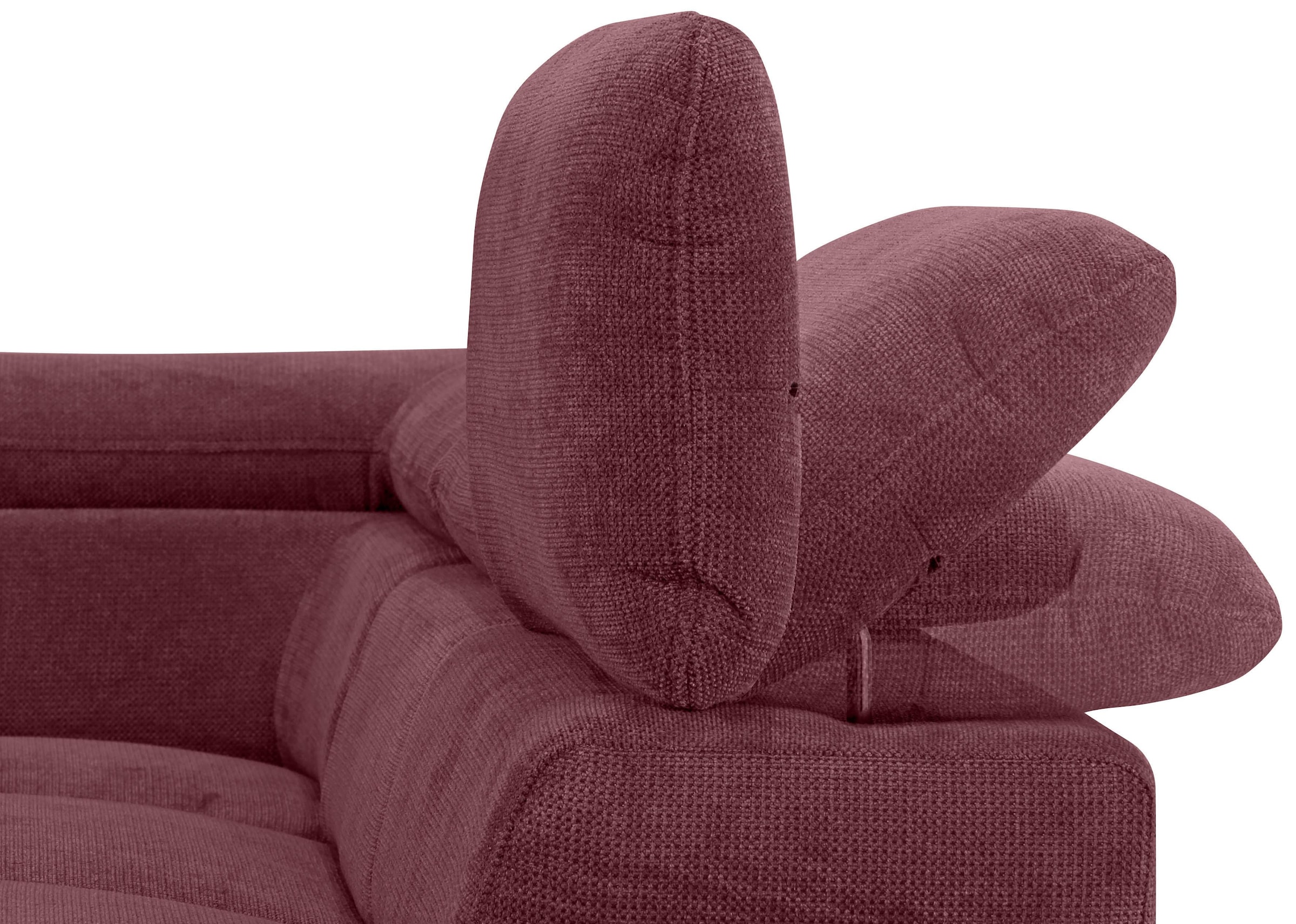 Home affaire Ecksofa »Alberto L-Form«, mit Kopfteilverstellung, wahlweise mit Bettfunktion