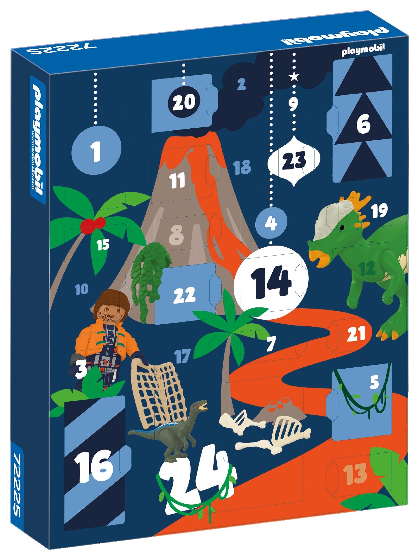Playmobil® Spielzeug-Adventskalender »Spielbausteine, Dino-Expedition (72225), Dinos« ab 4 Jahren Made in Europe