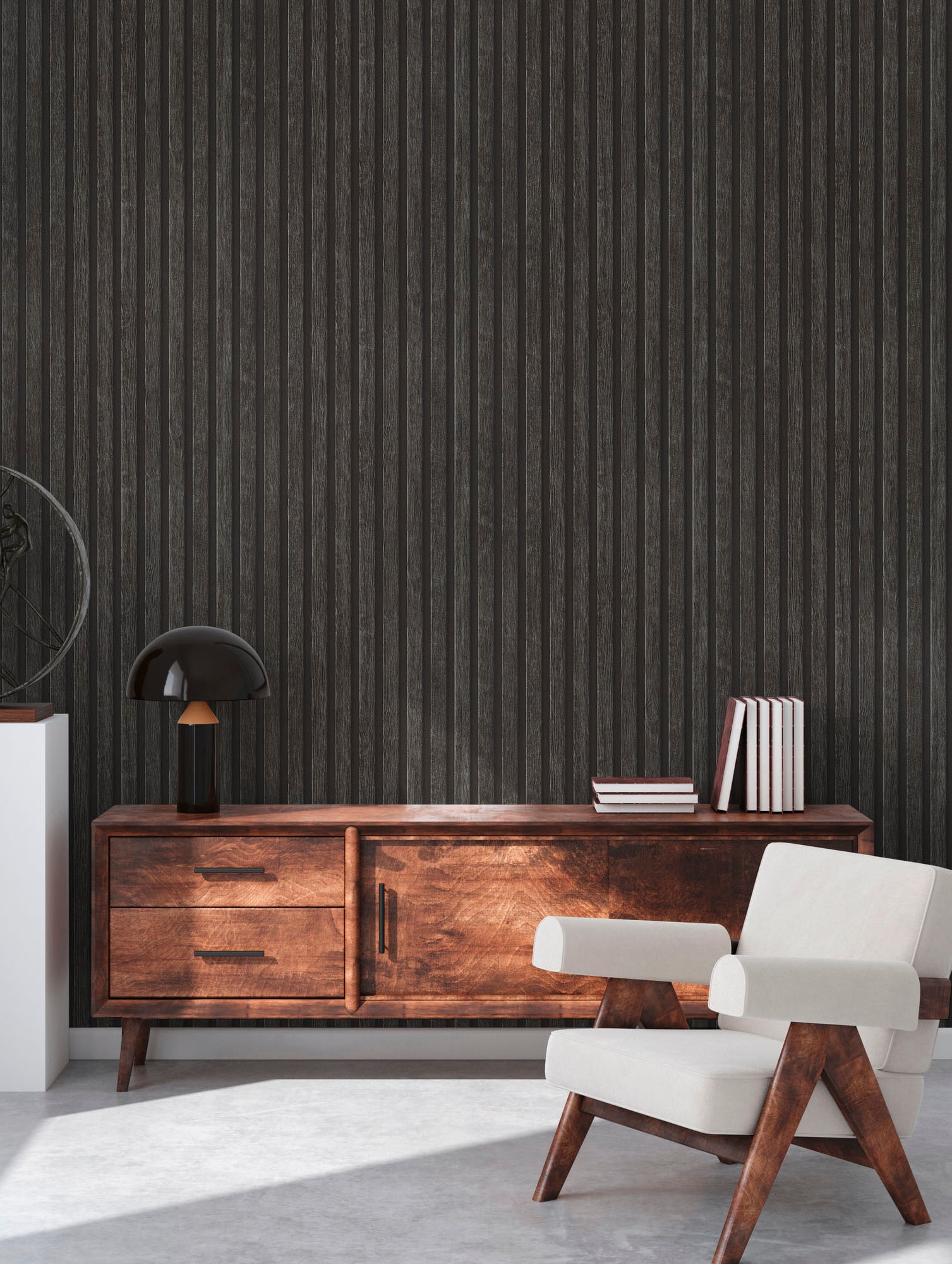 A.S. Création Vliestapete »PrintWalls II Skandinavische Holzpaneele«, matt-gemustert-neutral, Holzoptik Vlies Vlies Wand Tapeten Wohnzimmer Schlafzimmer Küche Optik
