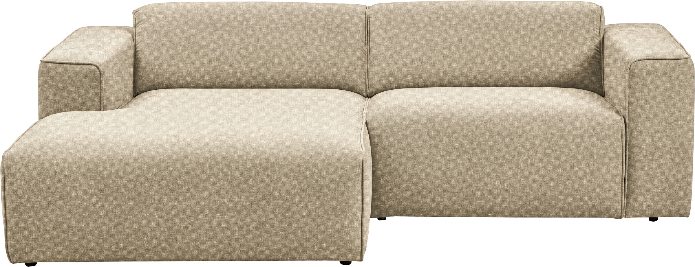 andas Ecksofa »Noord mit Kedernaht, Breite 234 cm, L-Form« Cord, Struktur, günstig online kaufen