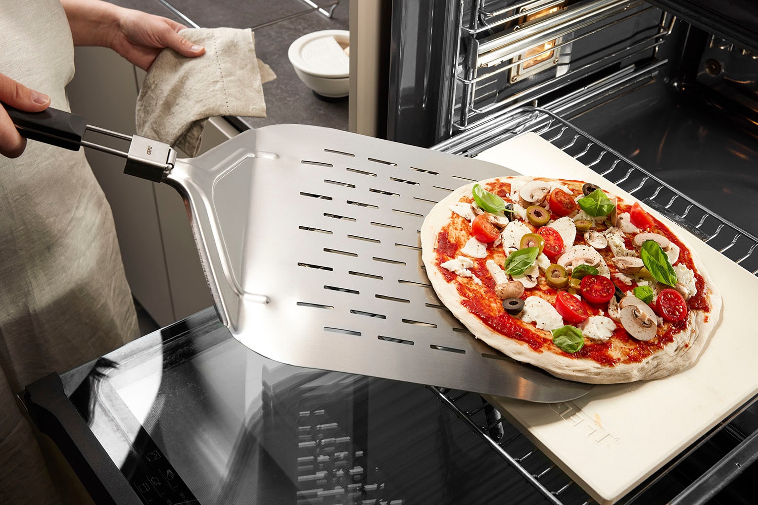 GEFU Küchenwender »SLIDE« Edelstahl, ergonomische geformter Griff