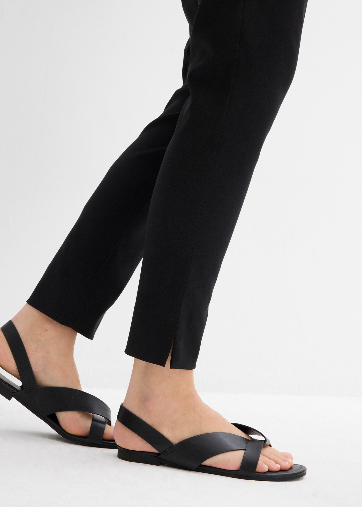 bonprix Umstandshose  aus Bengalin mit Elasthan, mit elastischem Gummizug vorne und hinten