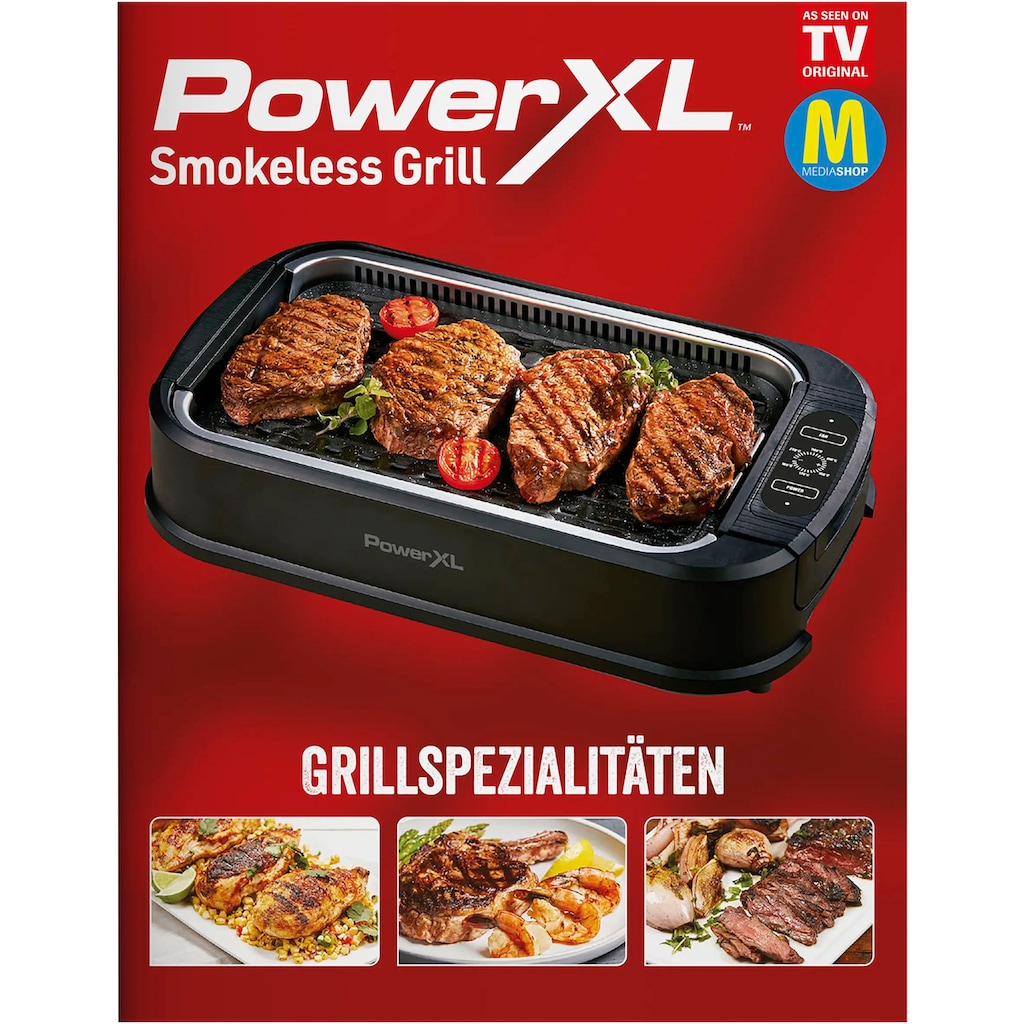 MediaShop Tischgrill »Smokeless Grill«, 1500 W, Weniger Rauch, mit vollem Grillgeschmack