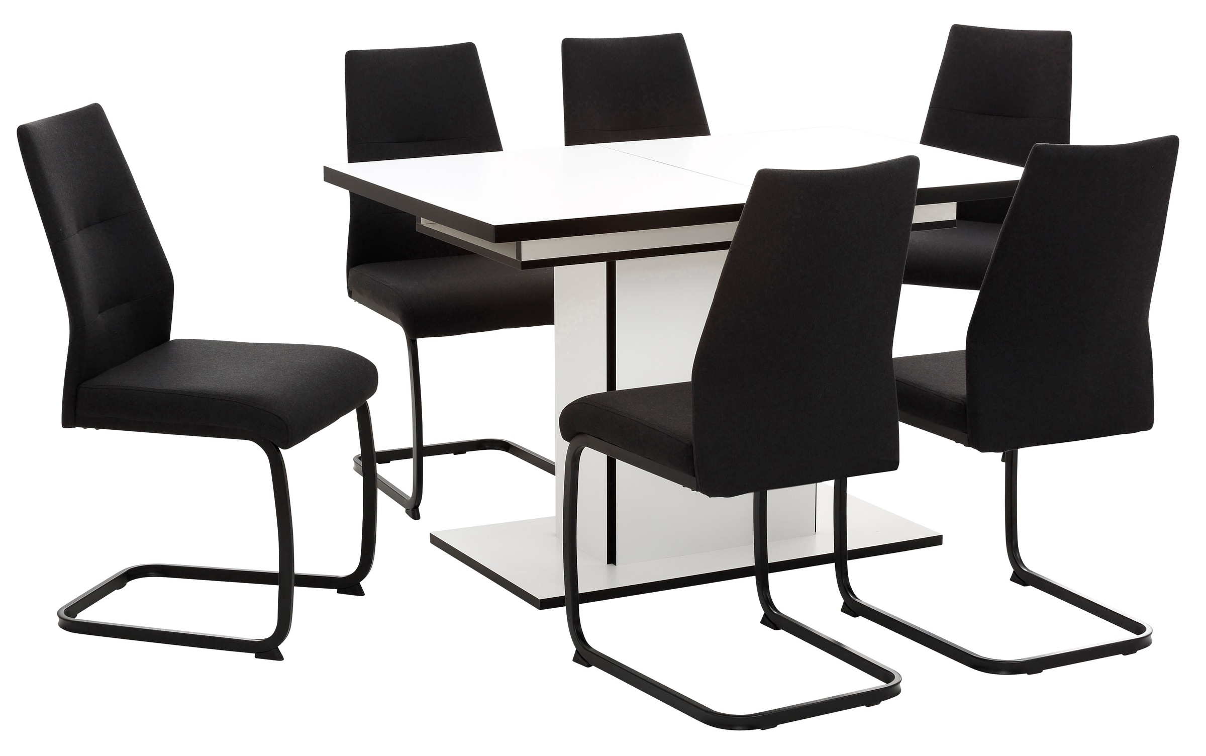 HELA Essgruppe »Ariana, Esstisch mit 6 Stühlen, ausziehbarer Küchentisch« S günstig online kaufen