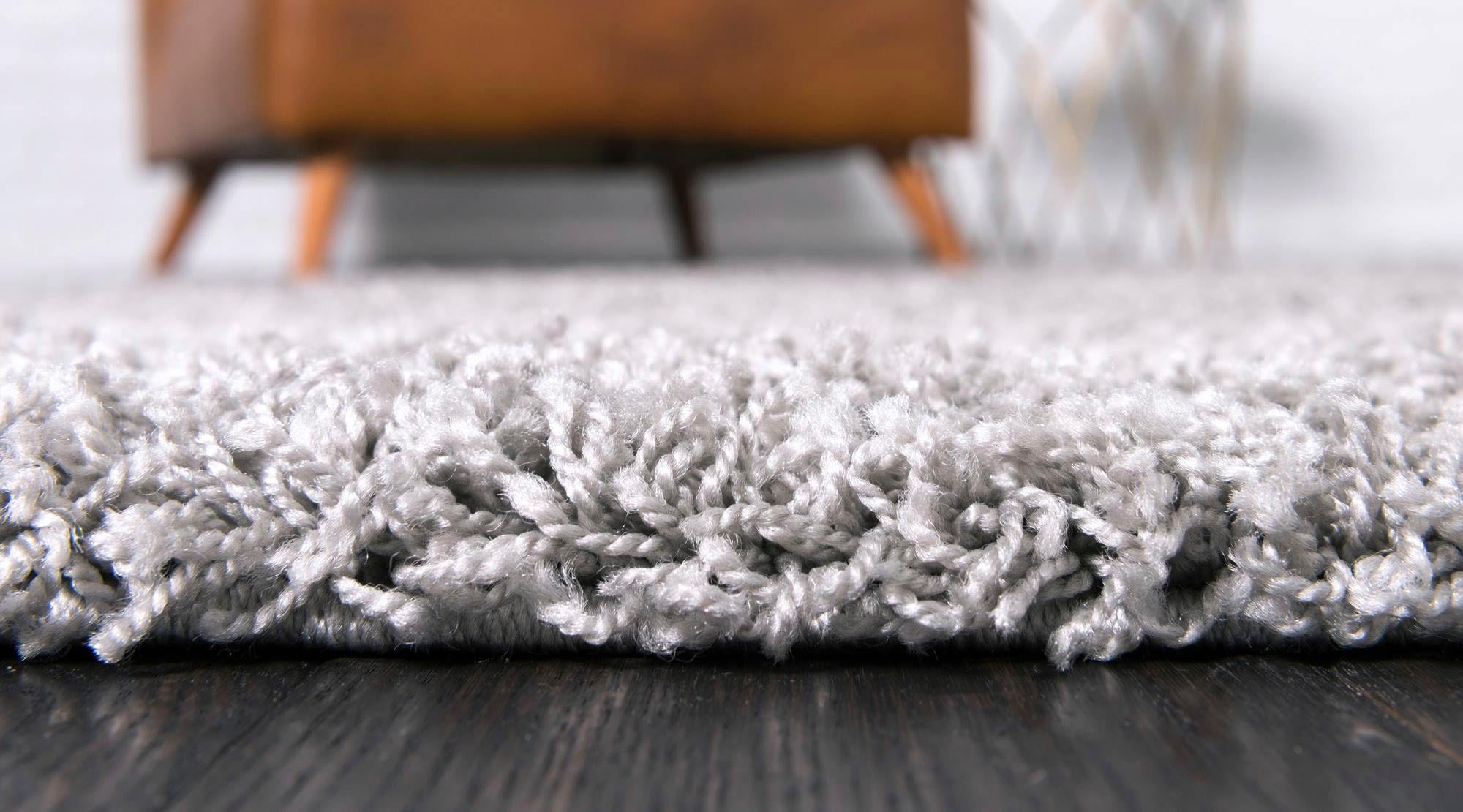 4. Bild von Myflair Möbel & Accessoires Hochflor-Teppich »Shaggy Shag«, rund, gewebt, Uni Farben, ideal im Wohnzimmer & Schlafzimmer