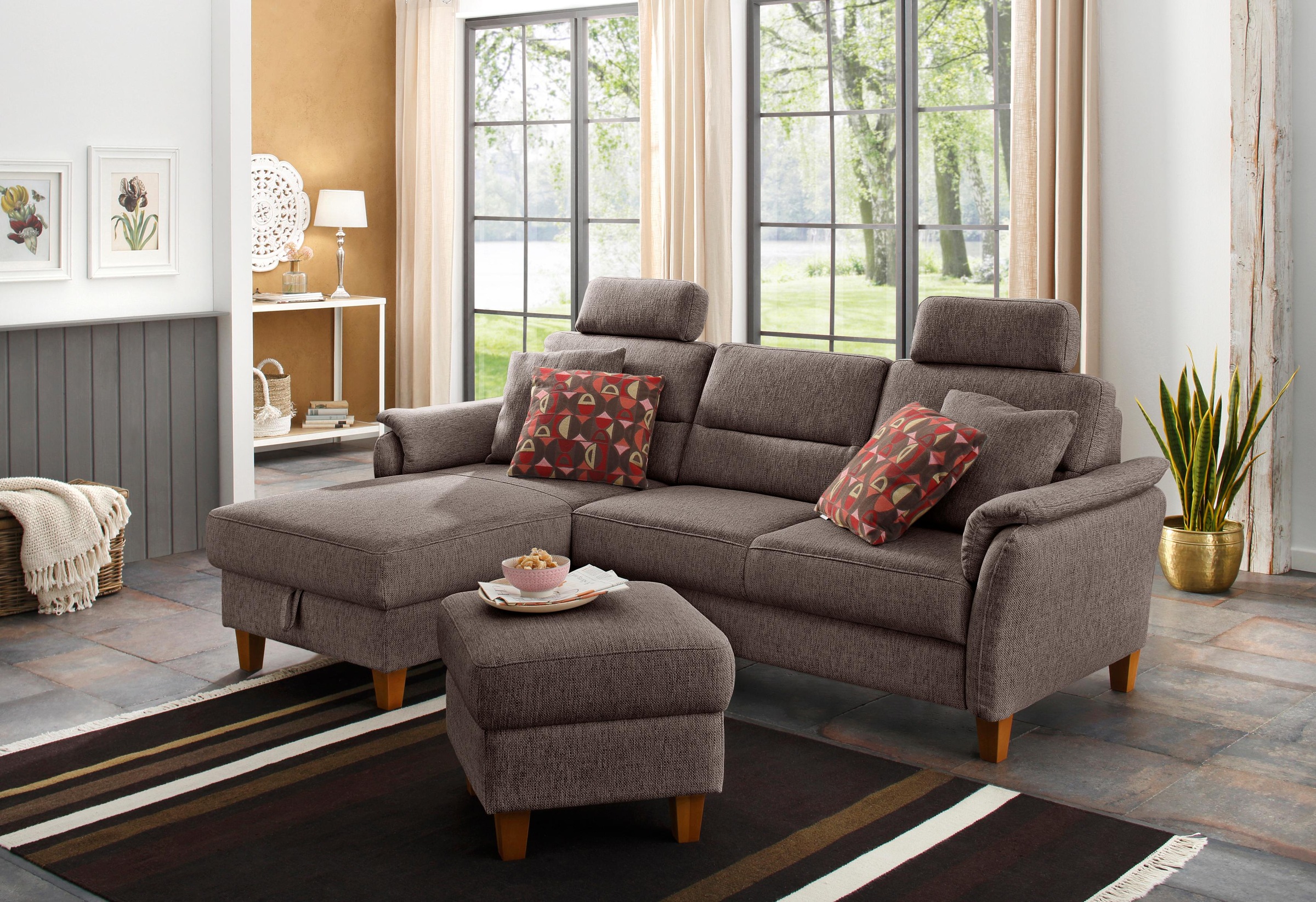 Home affaire Ecksofa »Palmera L-Form, B: 244 cm - OTTO. Verlässliche Qualit günstig online kaufen