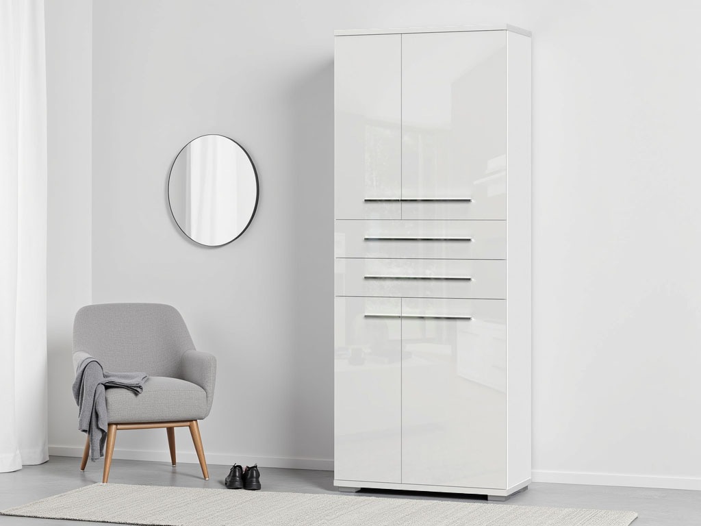 PLACES OF STYLE Garderobenschrank »Piano« UV lackiert, hochglänzend, Soft-C günstig online kaufen
