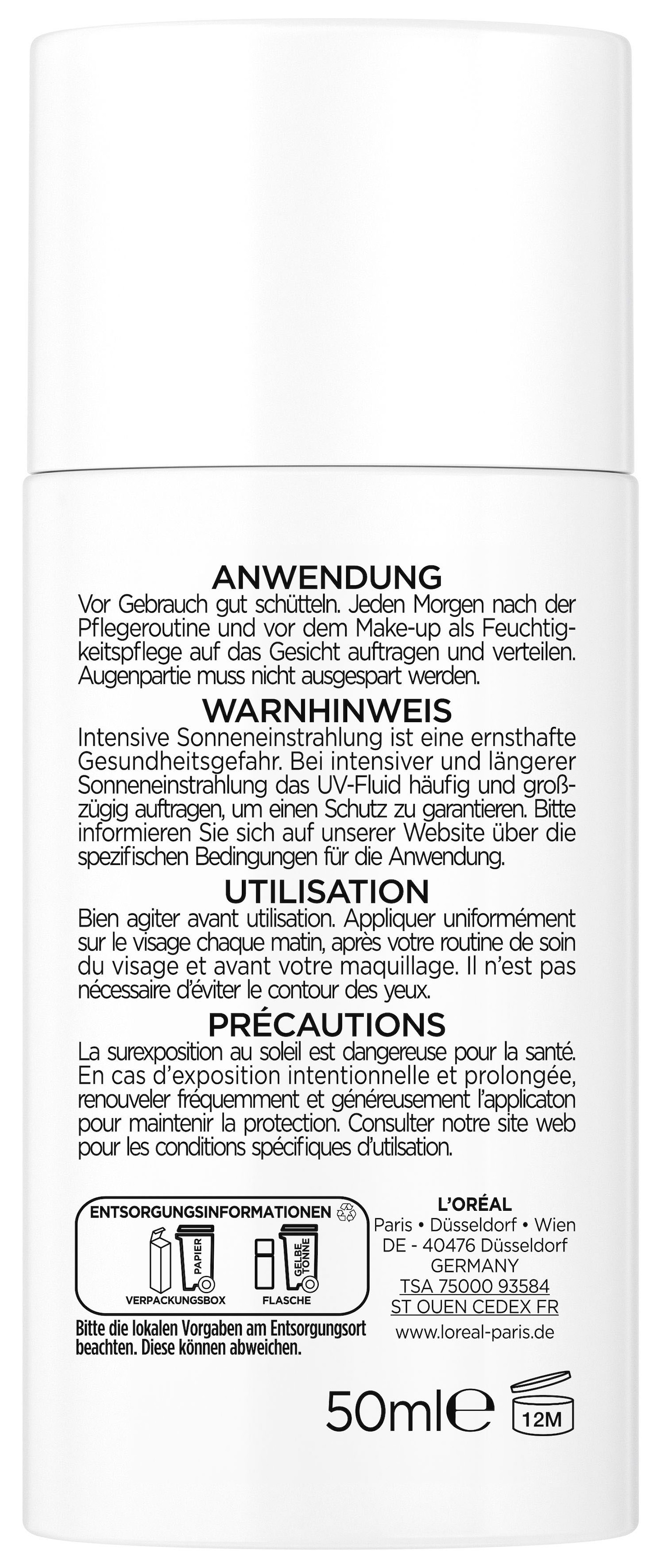 L'ORÉAL PARIS Gesichtsfluid mit Sonnenschutzfluid