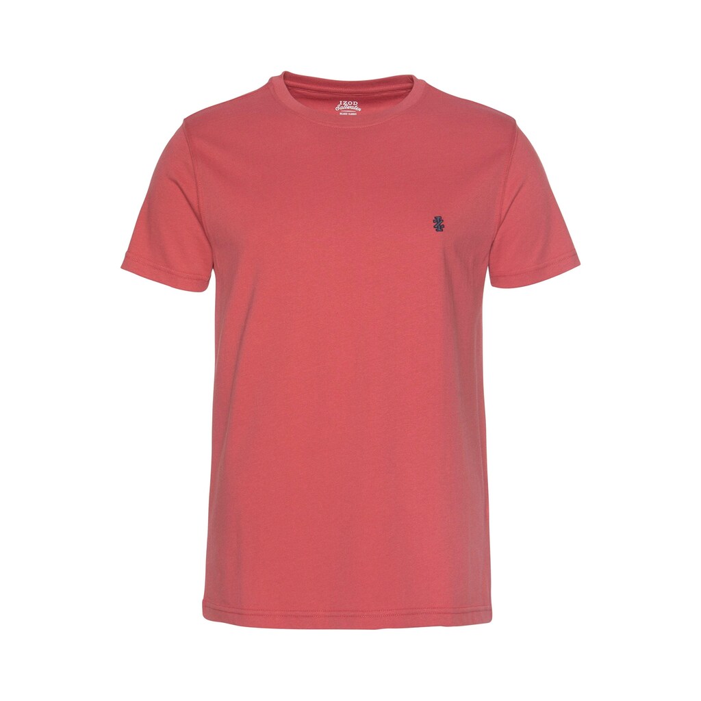 IZOD T-Shirt, mit kleiner Logostickerei