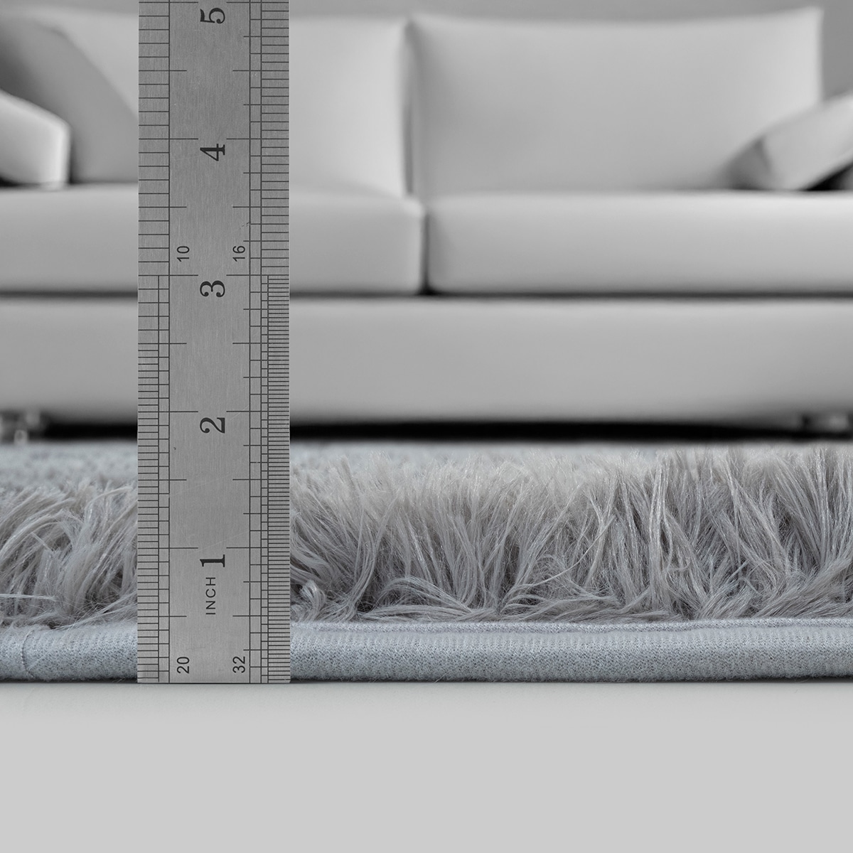 the carpet Teppich »Soft Shaggy«, rund, 35 mm Höhe, Flauschiger Hochflor Teppich, Wohnzimmer, Anti-Rutsch Unterseite