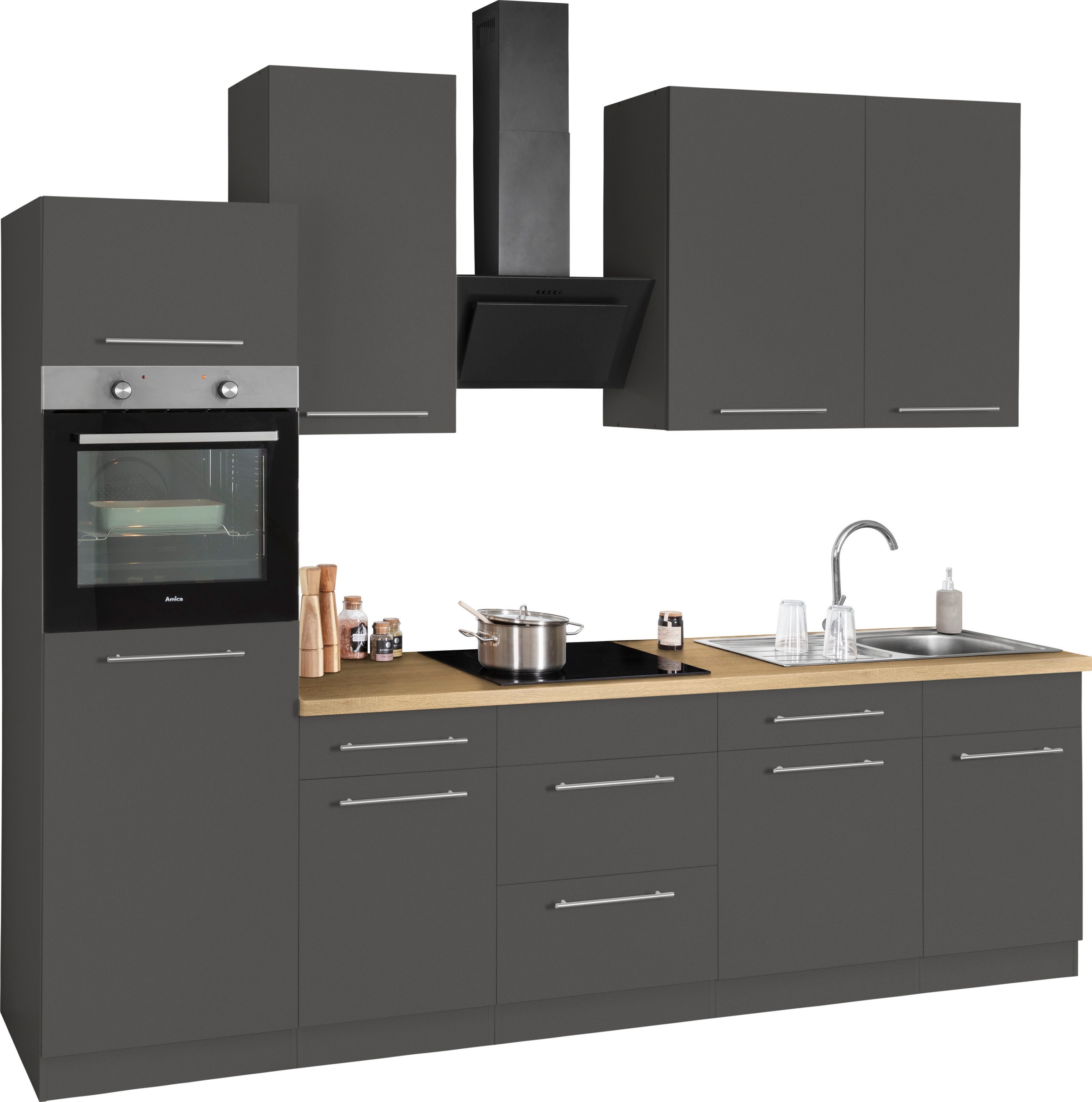 wiho Küchen Küchenzeile »Unna«, cm online 280 E-Geräte, Breite ohne kaufen