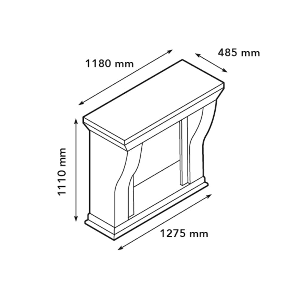 XARALYN Elektrokamin »Louis«, (Set), inkl. Wasserdampfeinsatz Albany & Heizung