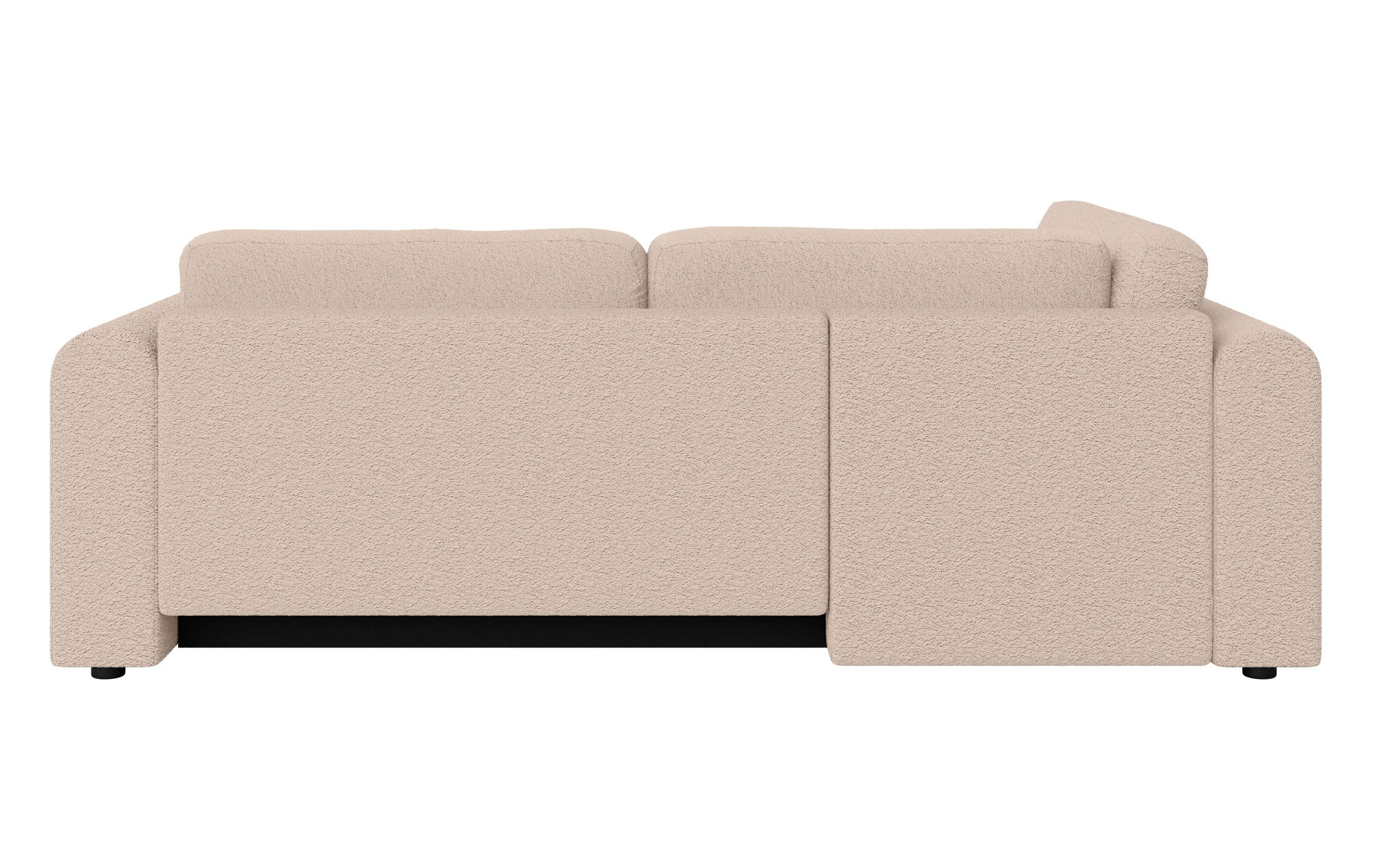 INOSIGN Ecksofa »Zacharia wahlweise Schlafsofa mit Bettkasten, B/T/H 250/166/86 cm«, L-Form mit Wellenunterfederung, Ottomane rechts oder links bestellbar