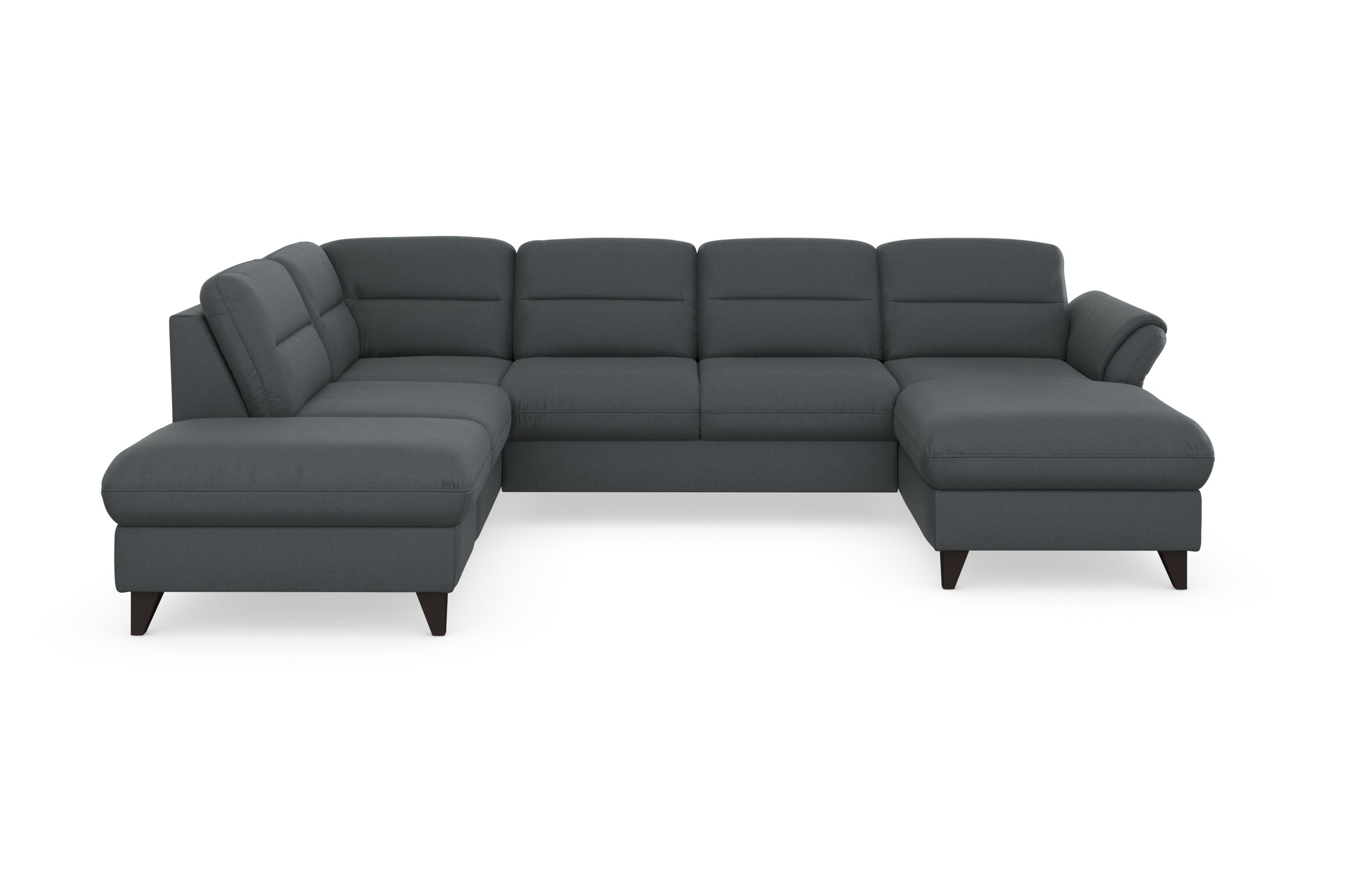 sit&more Wohnlandschaft »Mellum U-Form«, Federkern, wahlweise mit Bettfunktion, Stauraum und Armteilfunktion
