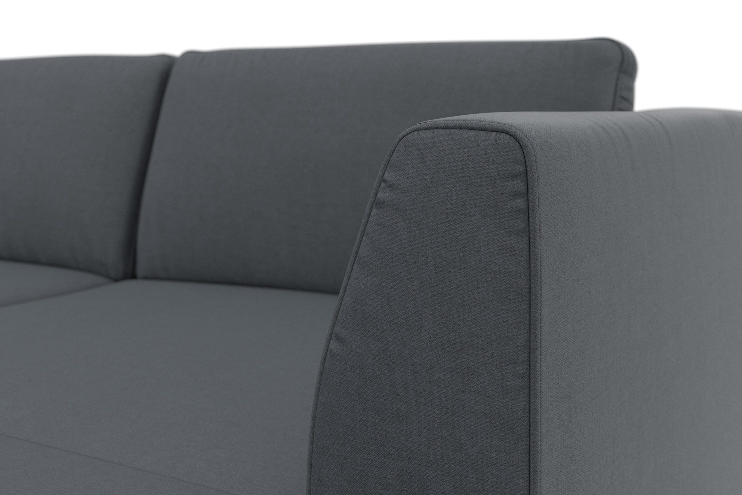 sit&more Wohnlandschaft »Olsen U-Form«, inklusive Sitztiefenverstellung, wahlweise mit Bettfunktion, 15cm hoch