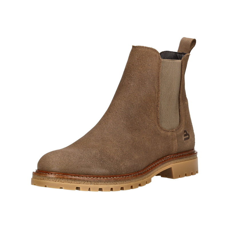 BULLBOXER Stiefelette »Stiefelette Veloursleder/Textil« Camel 45 45 Verschluss: Schlupfschuh