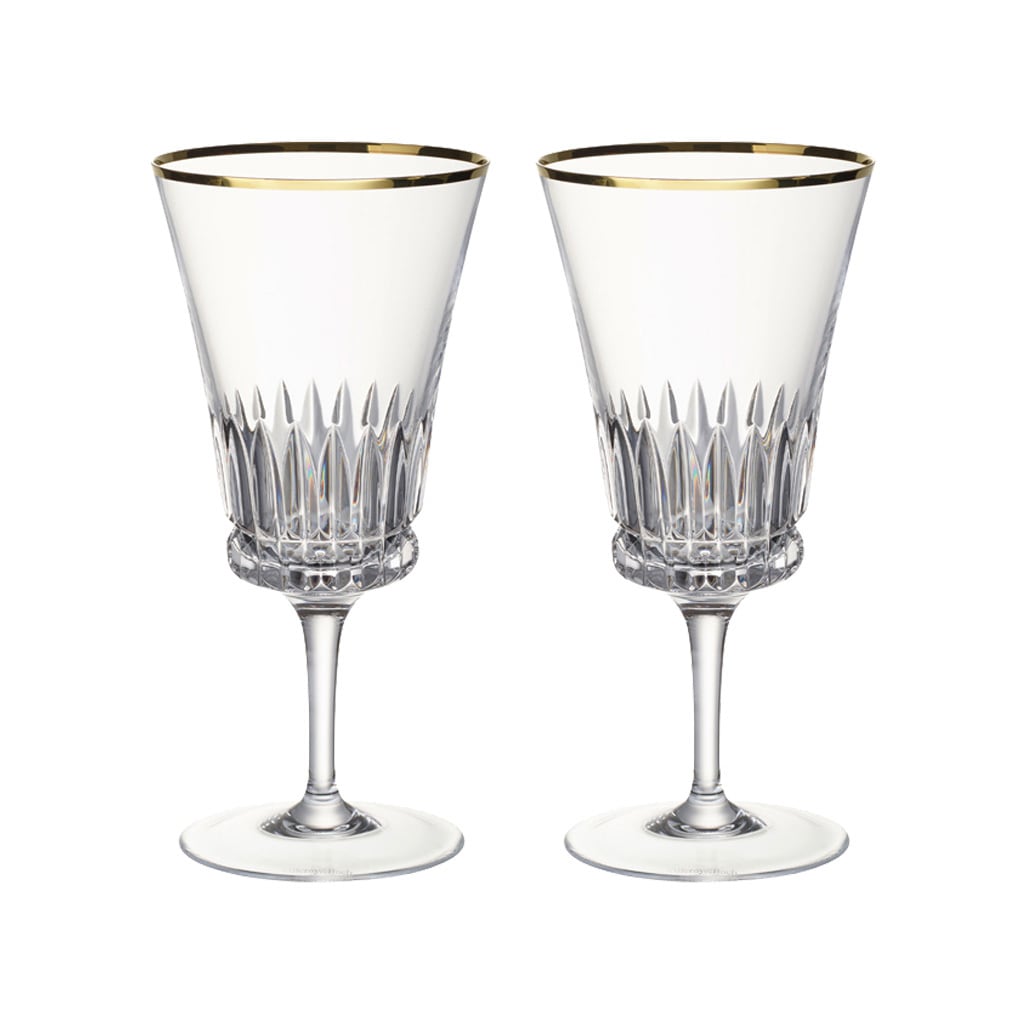 Villeroy & Boch Glas »Wasserkelche Grand Royal Gold 250 ml 2er Set transpar günstig online kaufen