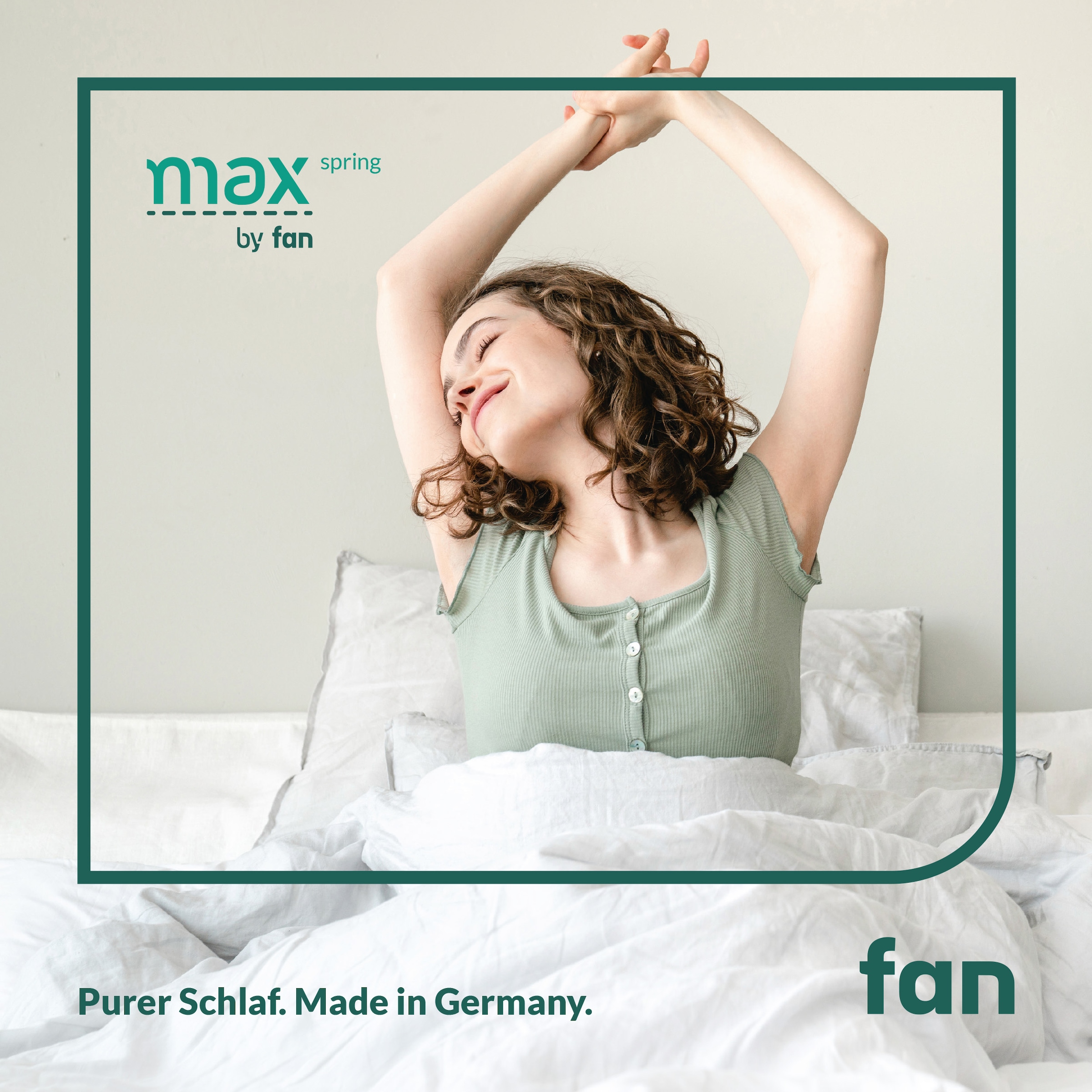 fan Taschenfederkernmatratze »max spring by fan, 90x200 cm, 140x200 & weitere Größen«, 18 cm hoch, 360 Federn, (1 St., 1-tlg.), 5 Liegezonen, atmungsaktiv, ergonomisch, belastbar bis 140 kg