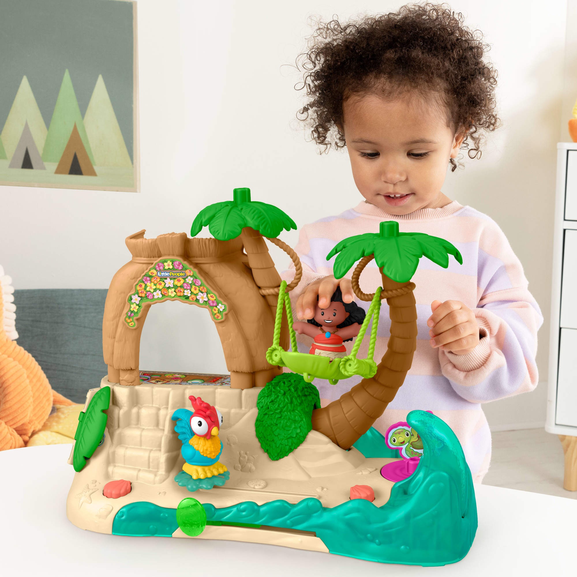 Fisher-Price® Spielwelt »Little People Vaiana Abenteuerdorf-Spielset«