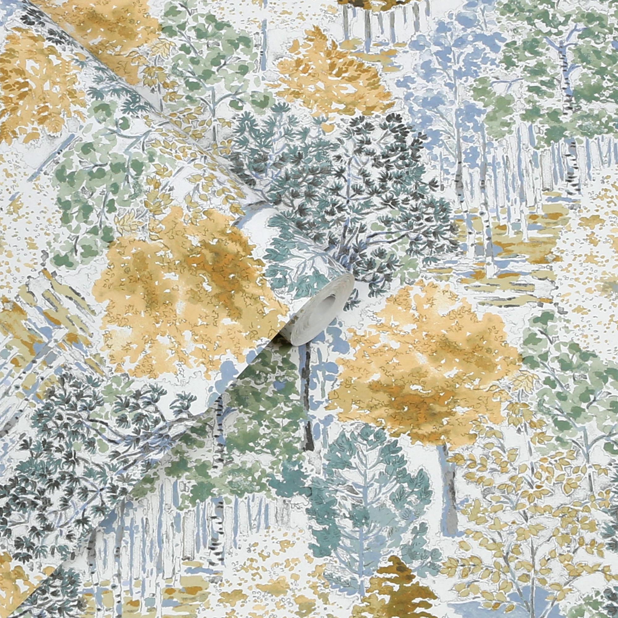 LAURA ASHLEY Vliestapete »BERNWOOD« floral glatt Design Tapeten