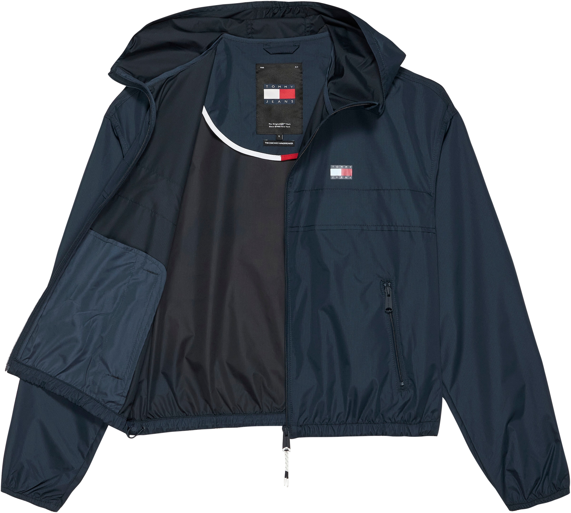 Tommy Jeans Windbreaker »TJW CRP LT CHICAGO«, in modischer Cropped Form