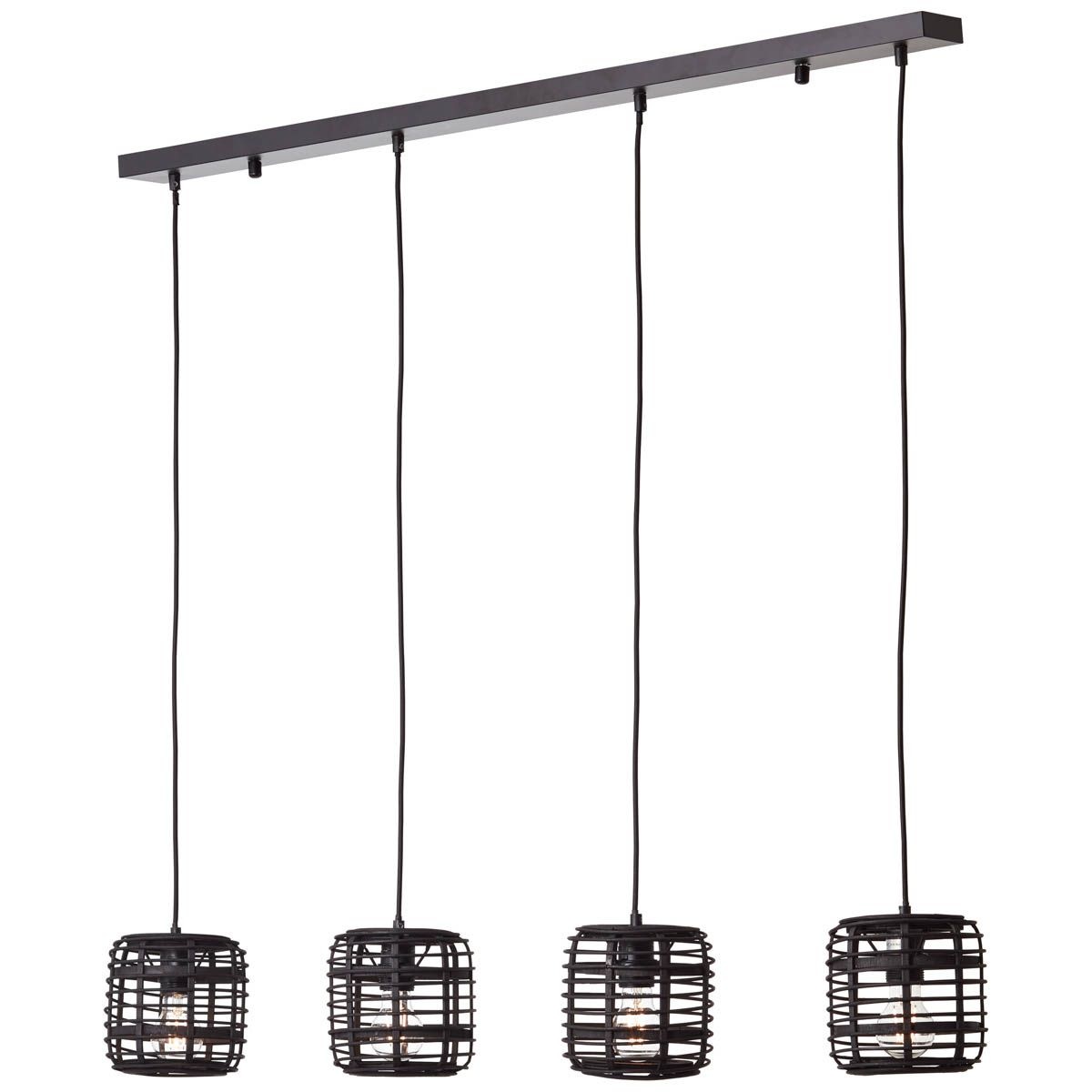 Brilliant Pendelleuchte »Crosstown«, 4 flammig, Leuchtmittel E27   ohne Leu günstig online kaufen