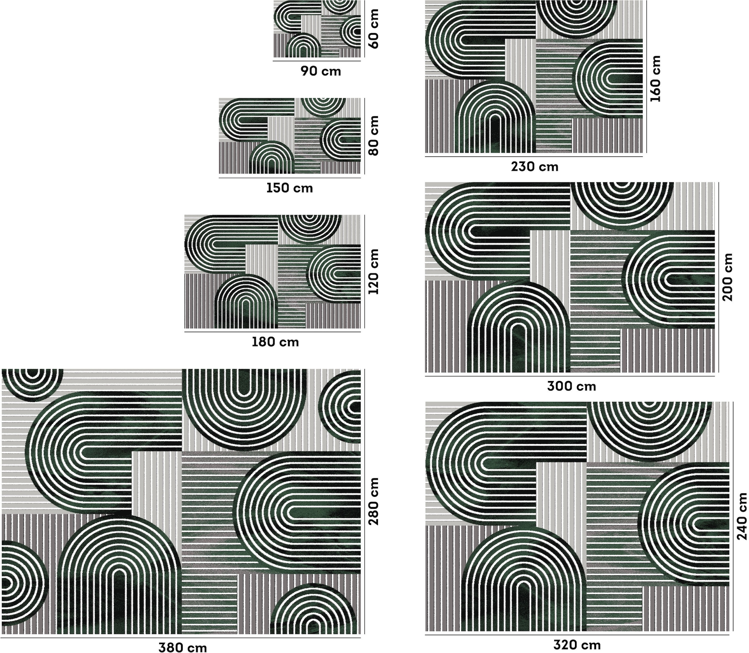 OTTO home Teppich »Lysandra« rechteckig 8 mm Höhe 3D-Effekt, softer Kurzflor, pflegeleicht, leichter Glanz, Scandi-Look
