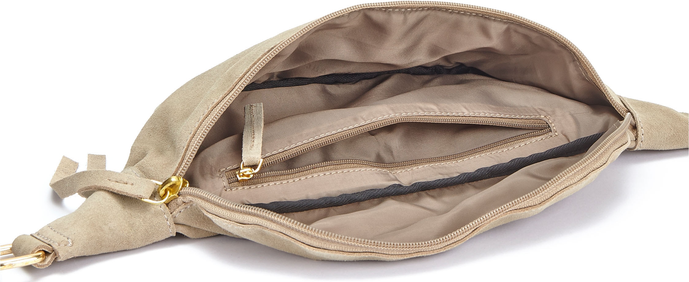 Elbsand Bauchtasche »Umhängetasche«, aus Leder, Brusttasche, Schultertasche, Crossbody Bag