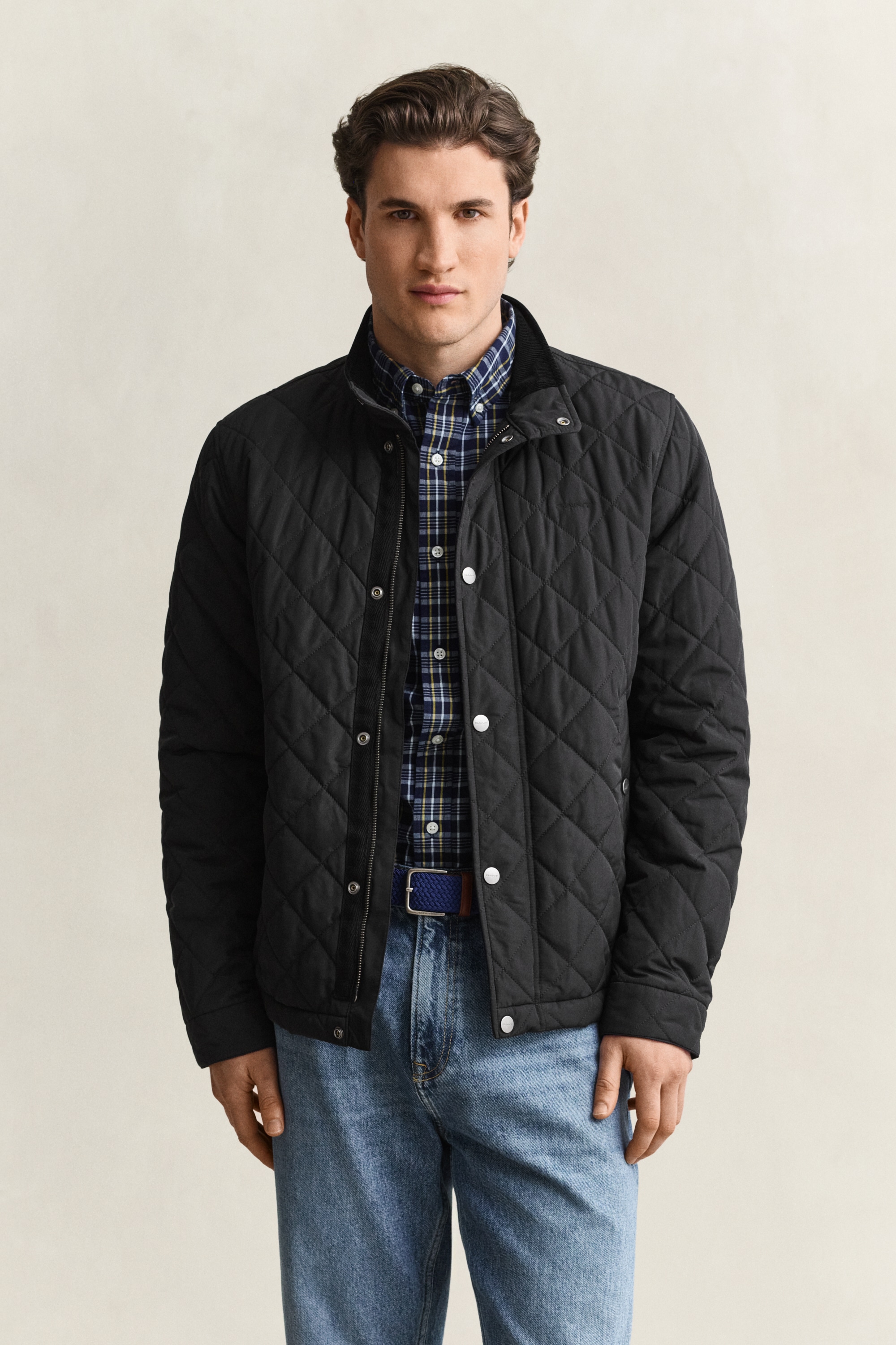 Gant Steppjacke »CLASSIC QUILTED JACKET« ohne Kapuze Regular fit mit Stehkragen